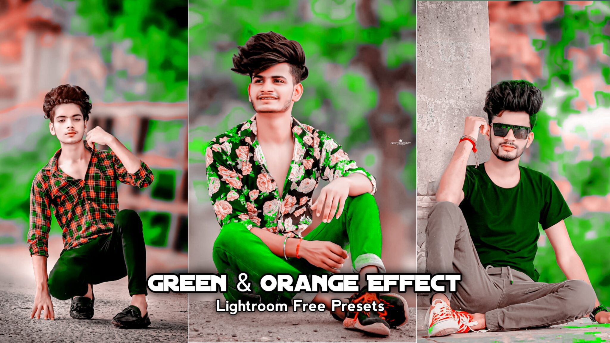 Green And Orange Effect Lightroom Presets Download