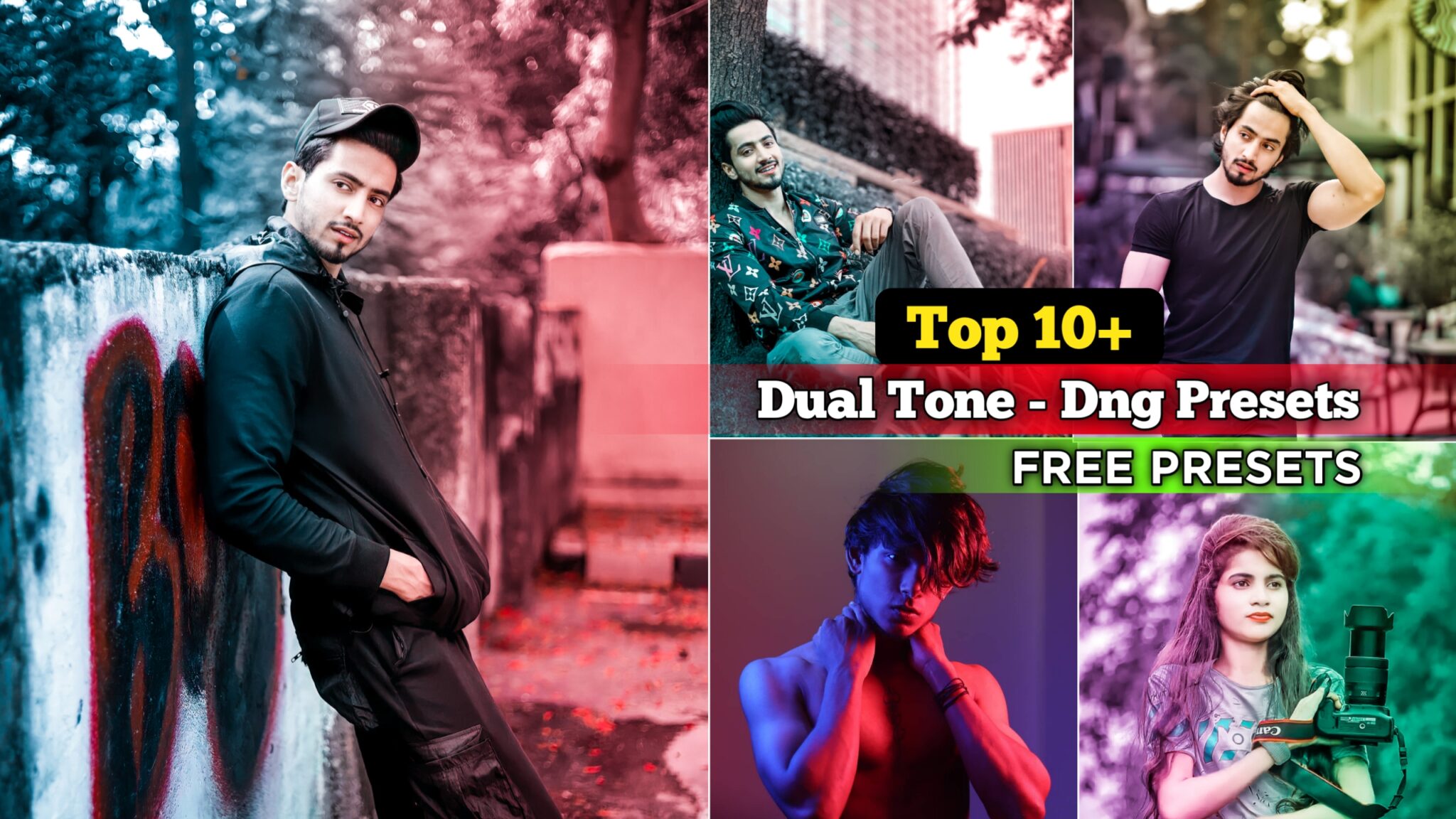 Top 10 Dual Tone Lightroom Presets Download | BRD Editz
