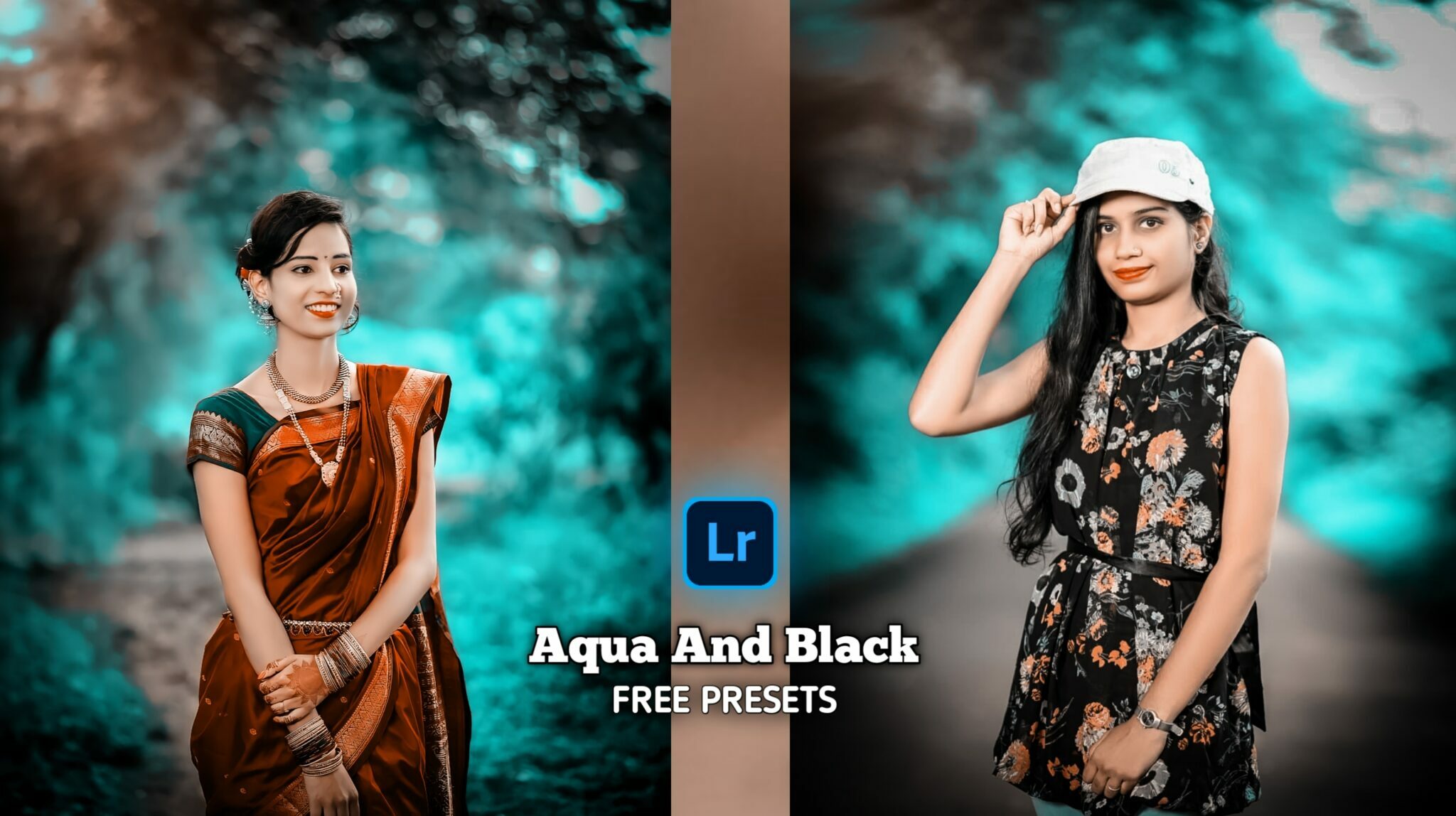 Aqua And Black Lightroom Mobile Presets Download