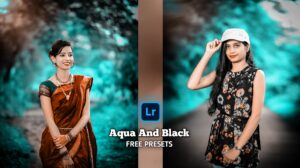 Aqua And Black Lightroom Mobile Presets