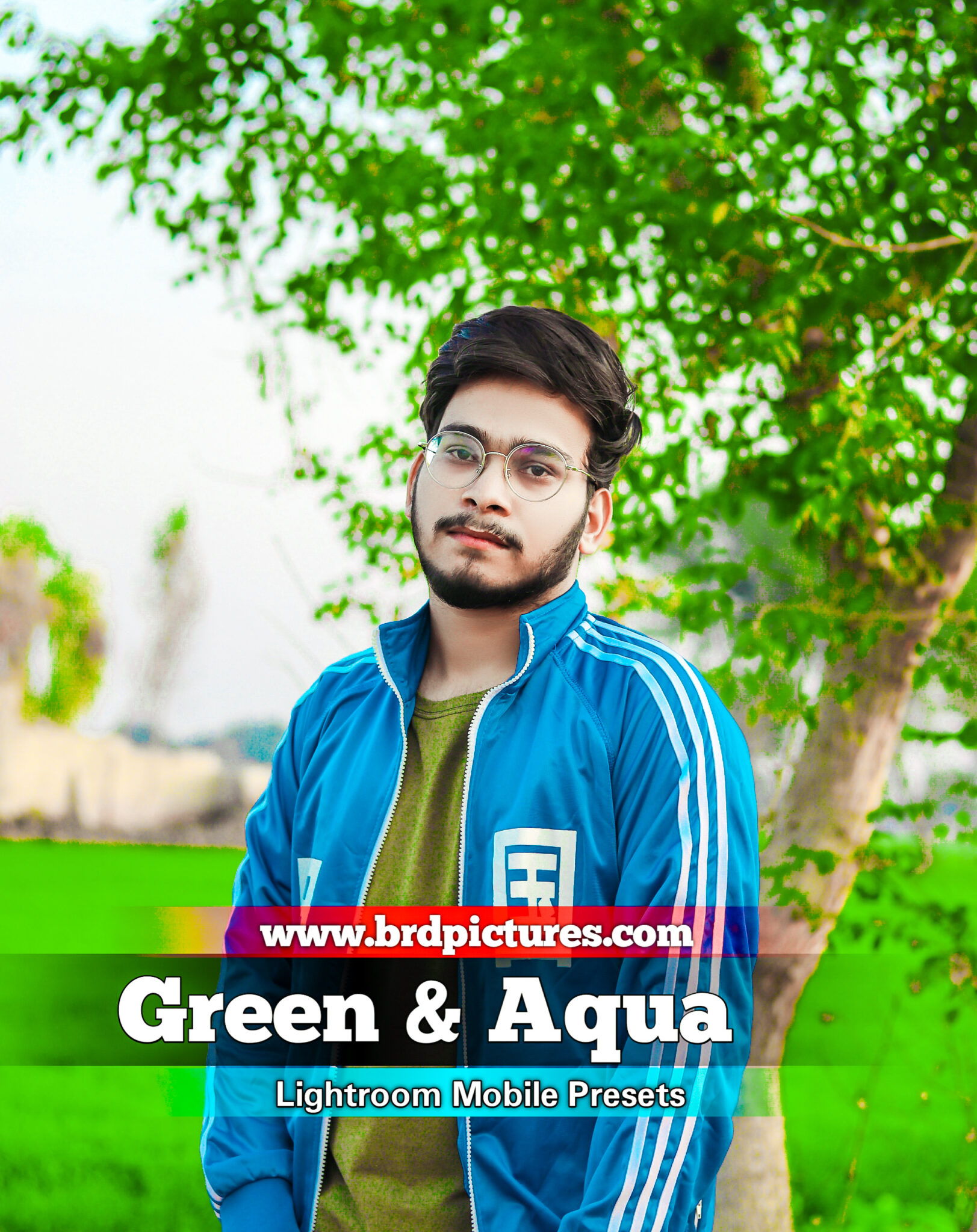 Green And Aqua Mobile Lightroom Preset Free Download