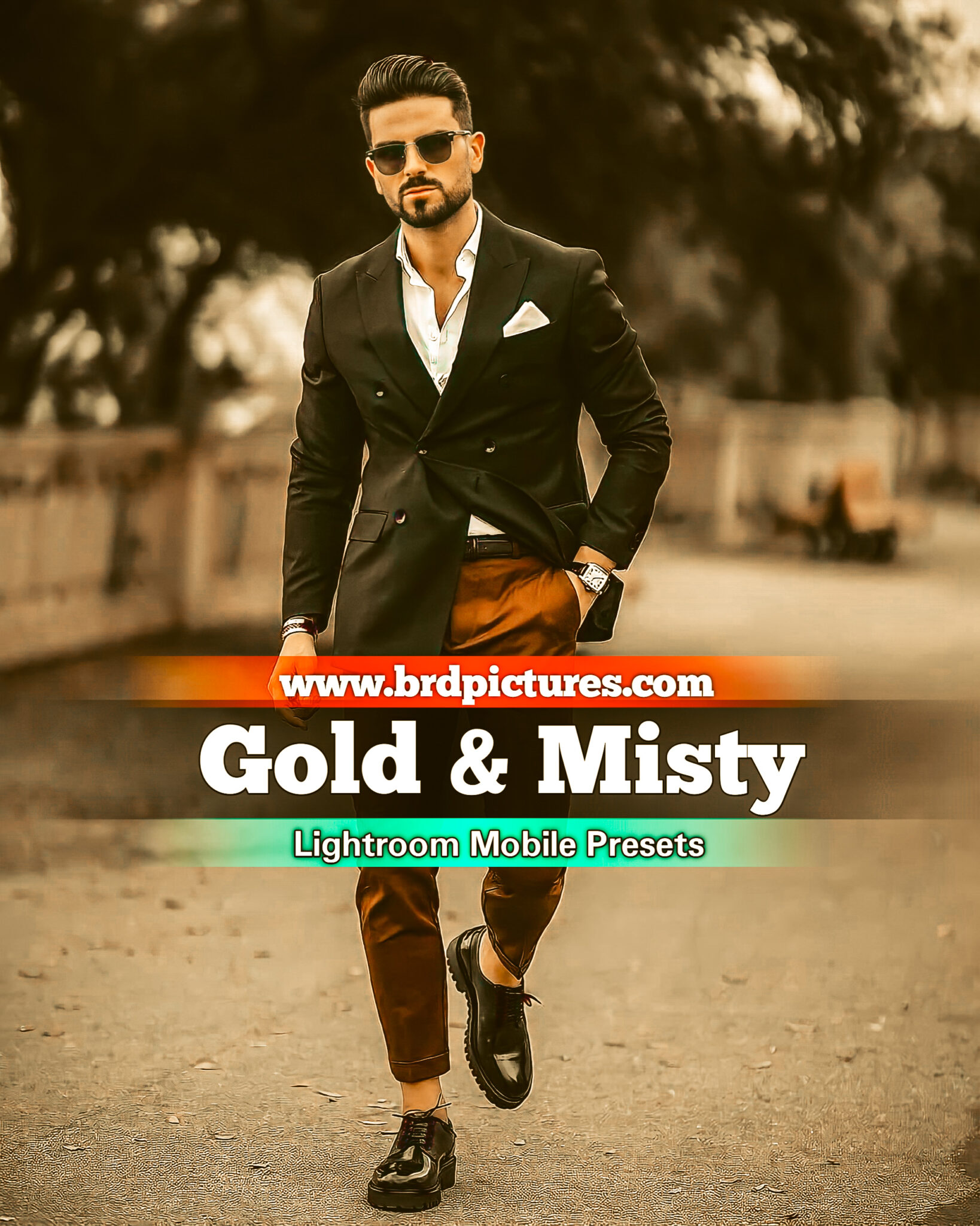 Gold And Misty Mobile Lightroom Presets Download