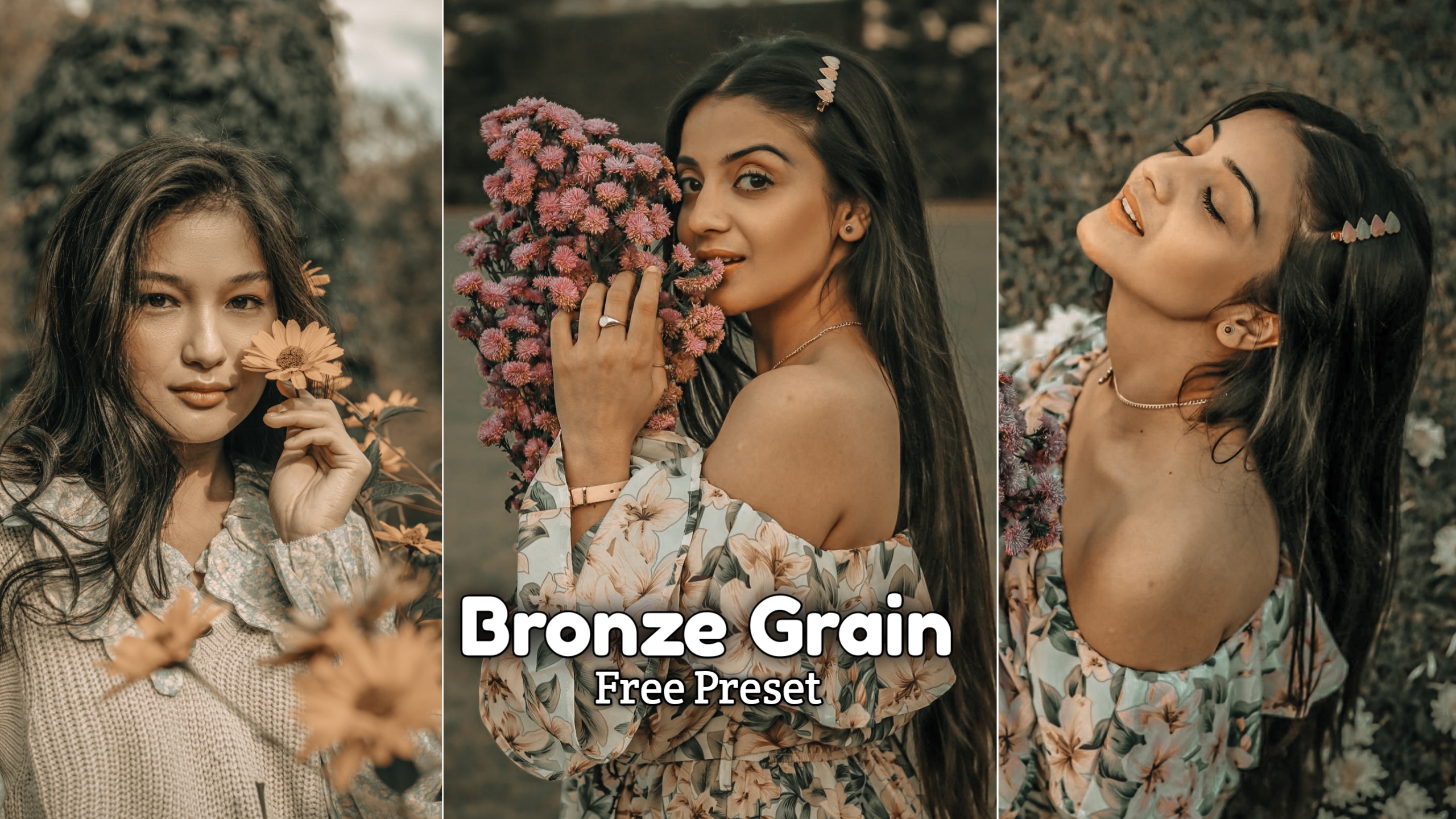 Bronze Grain Free Lightroom Presets