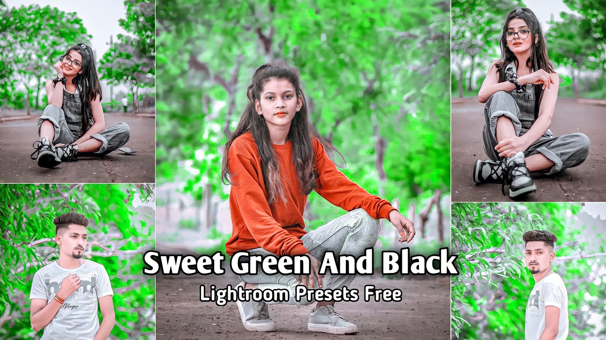 Sweet Green And Black Lightroom Presets | BRD Editz