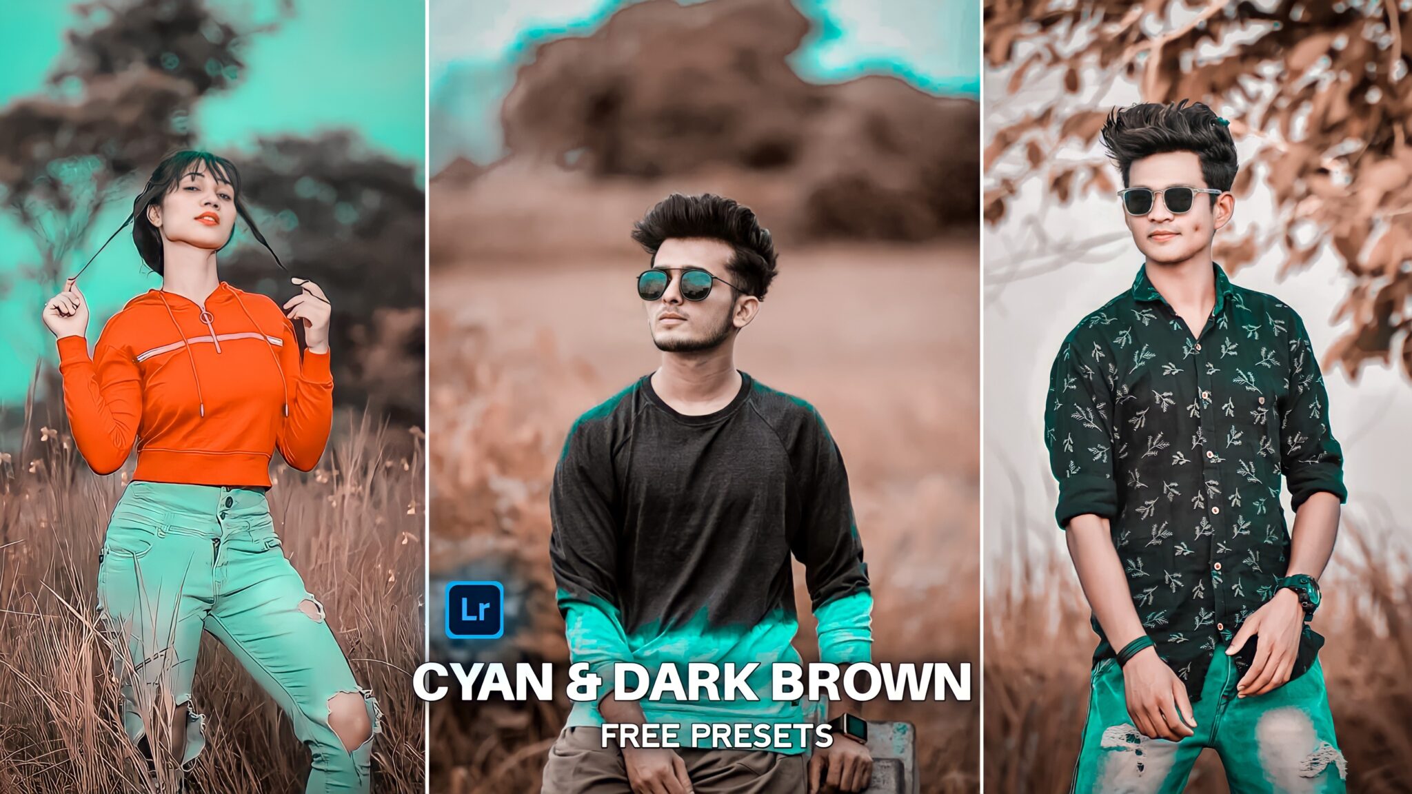 Cyan And Dark Brown Lightroom Presets Free Download | BRD Editz