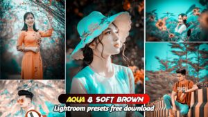 Aqua And Soft Brown Lightroom Presets Free BRD Editz