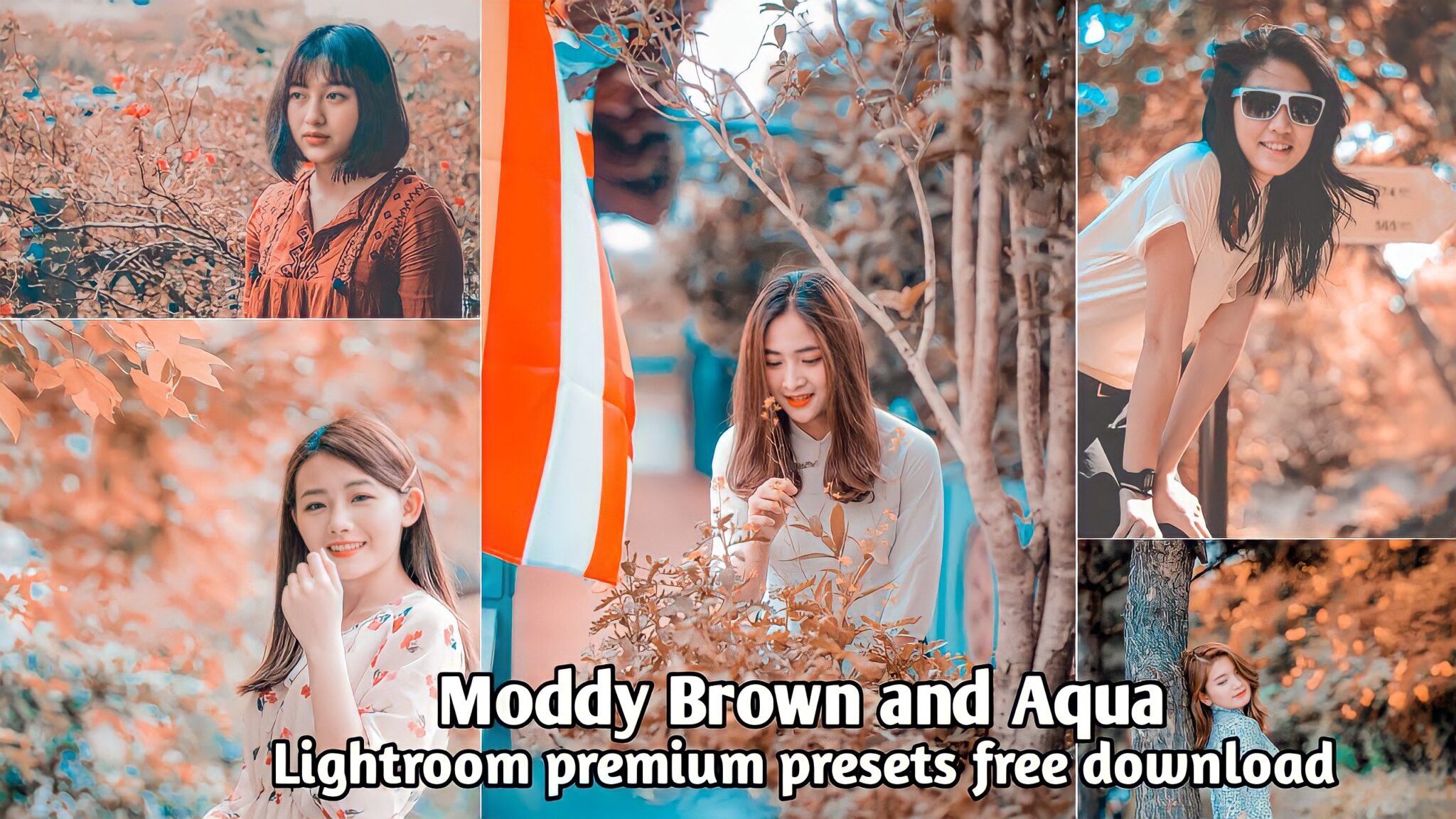 Moody Brown And Aqua Lightroom Presets Free | BRD Editz