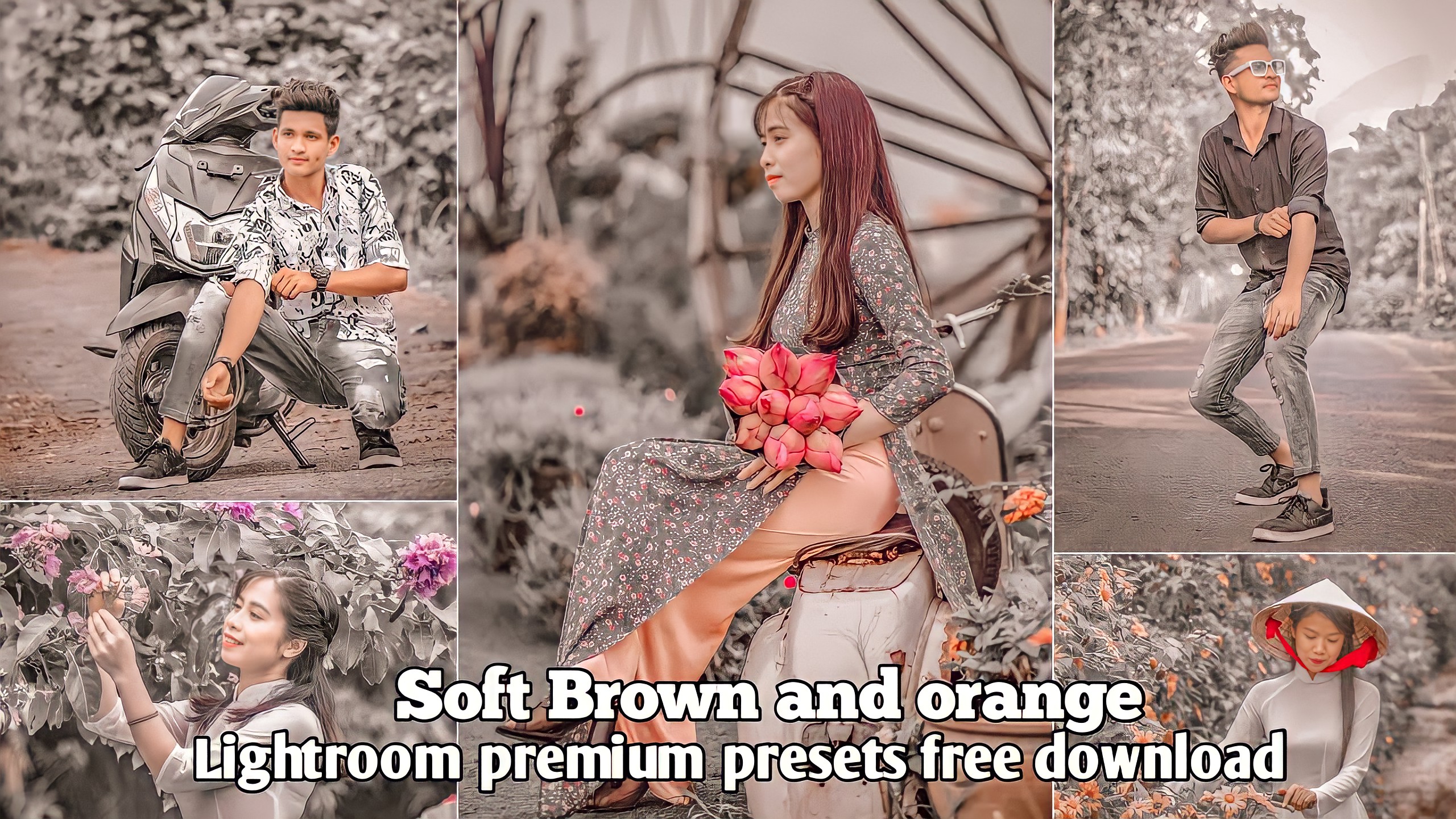 Soft Brown And Orange Lightroom Presets