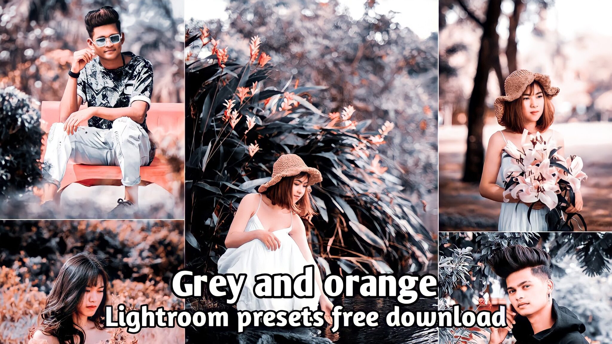 Grey And Orange Lightroom Presets Download | BRD Editz