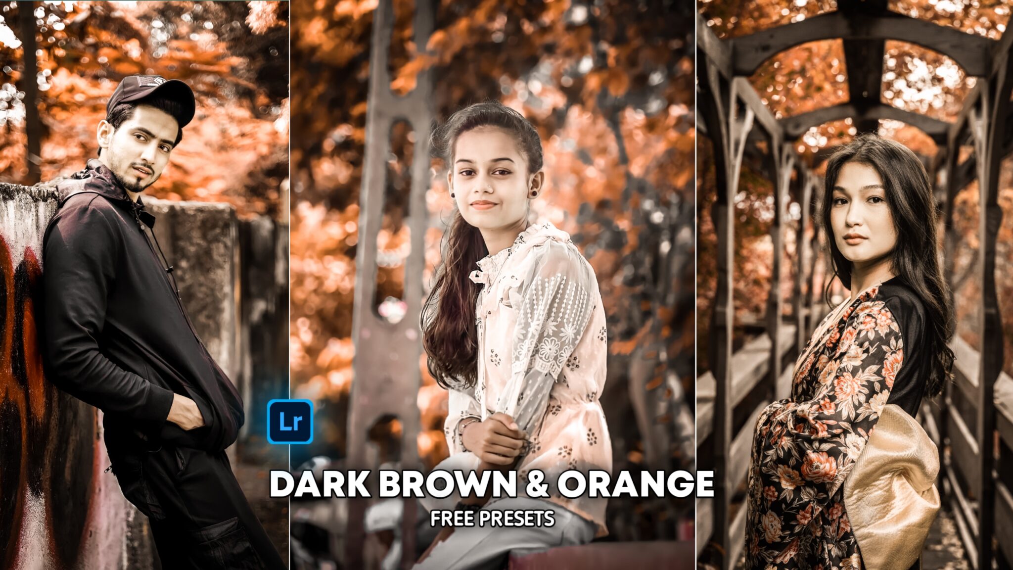 Dark Brown And Orange Lightroom Presets Free Download