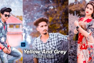 Yellow And Grey Lightroom Presets Free Download