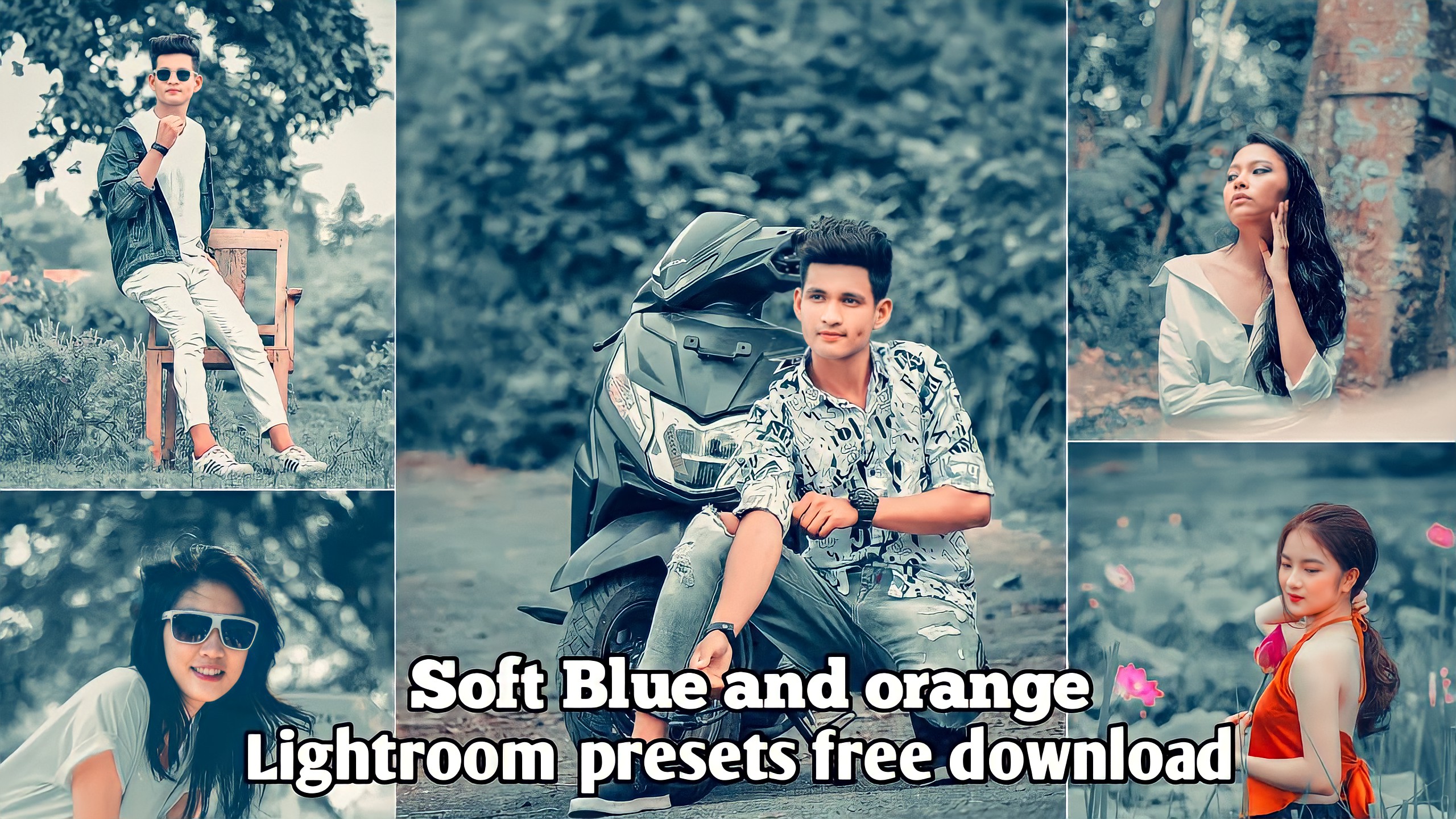 Soft Blue And Orange Lightroom Presets Free