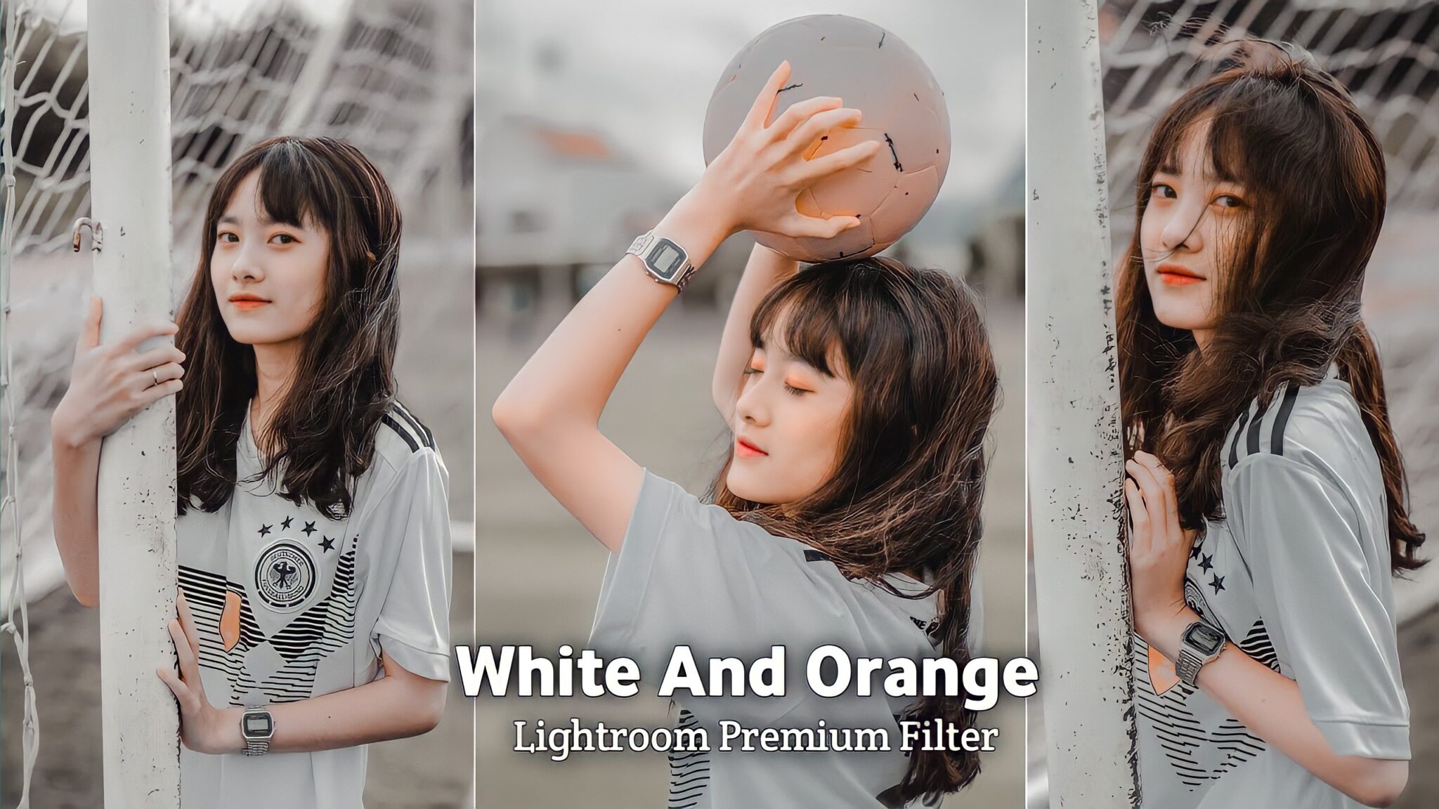 White And Orange Lightroom Presets Free