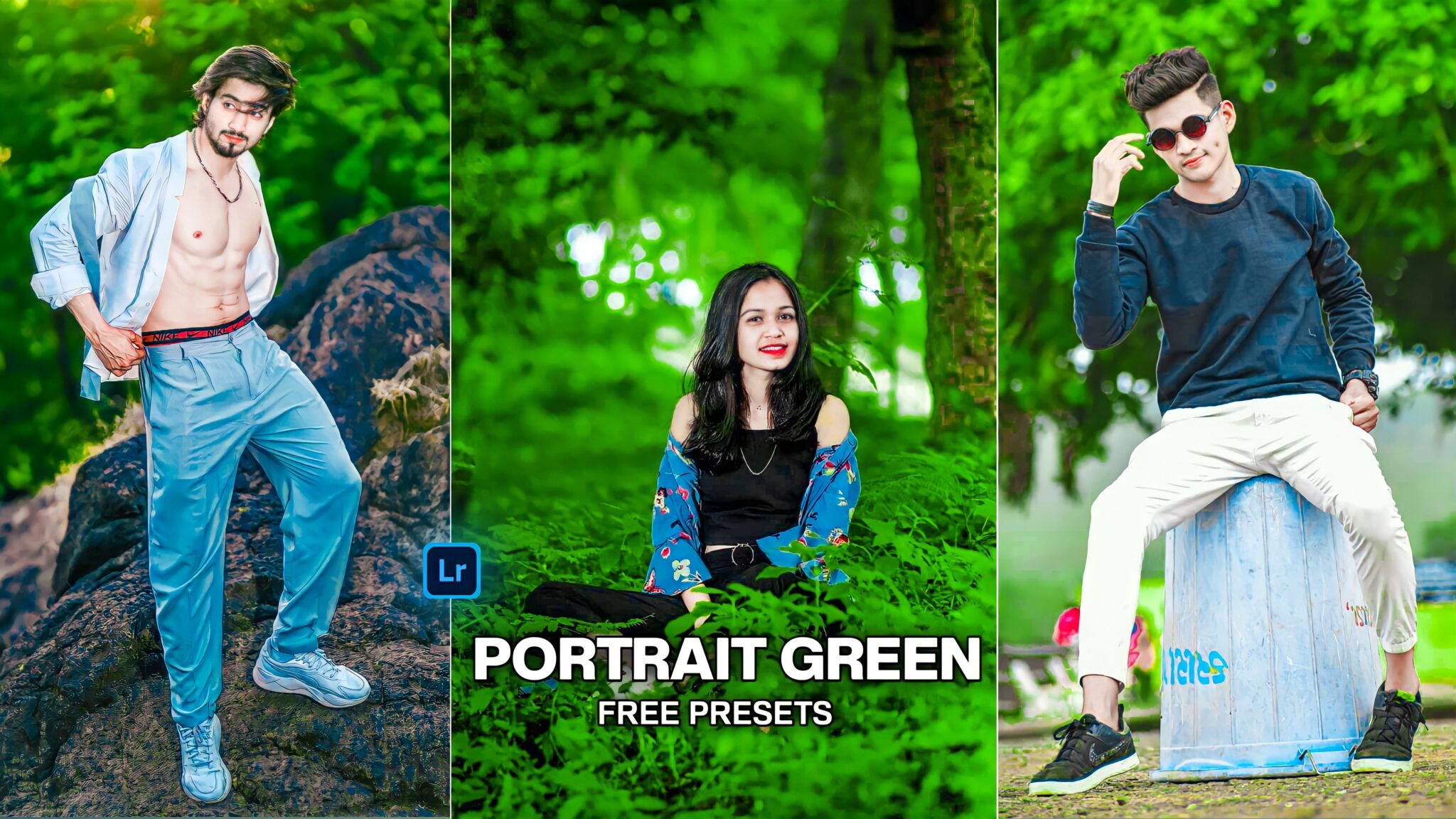 Portrait Green Lightroom Presets Free Download