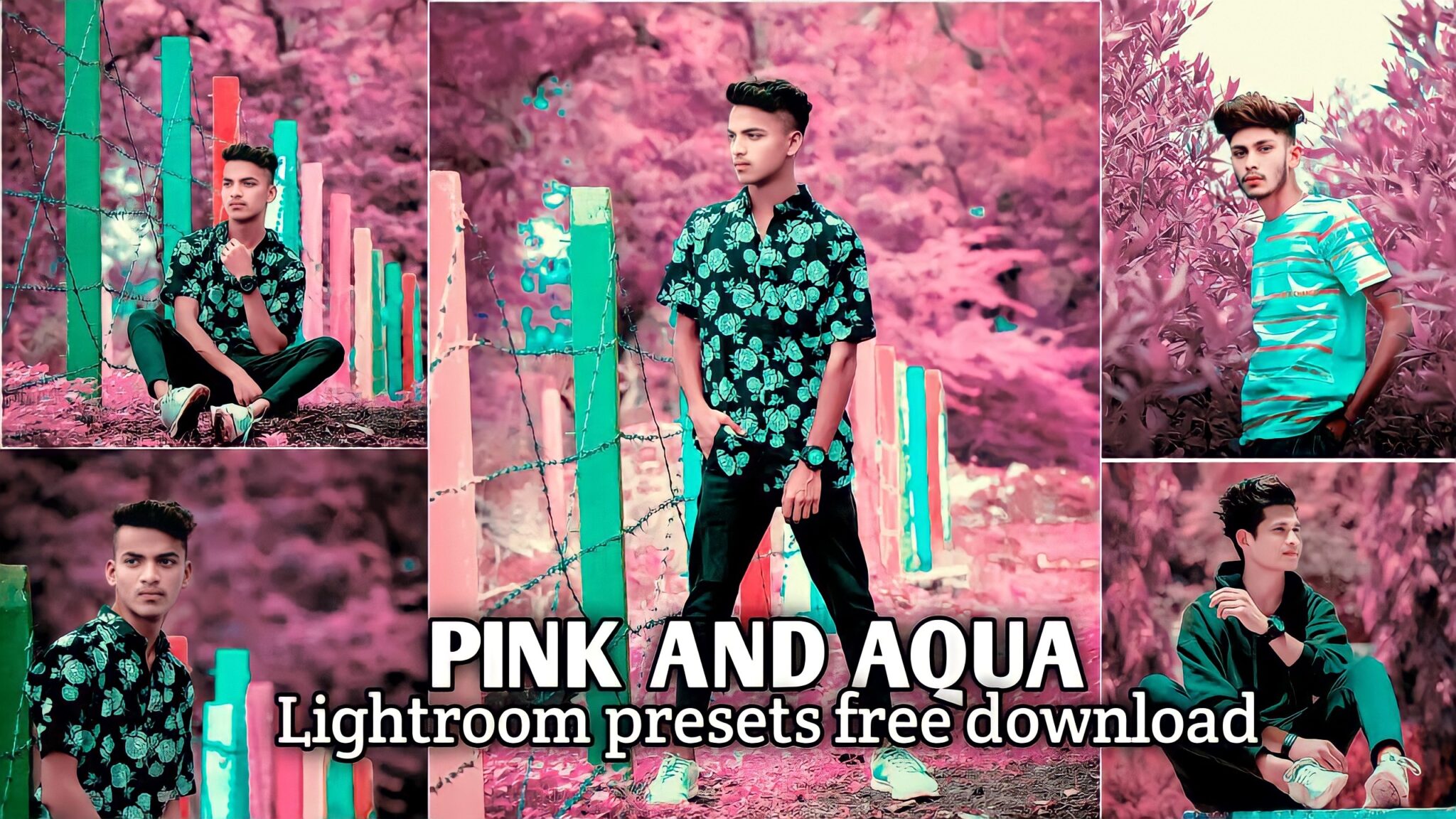 Pink And Aqua Lightroom Presets Free Download