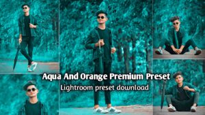 Aqua And Orange Premium Lightroom Presets Download