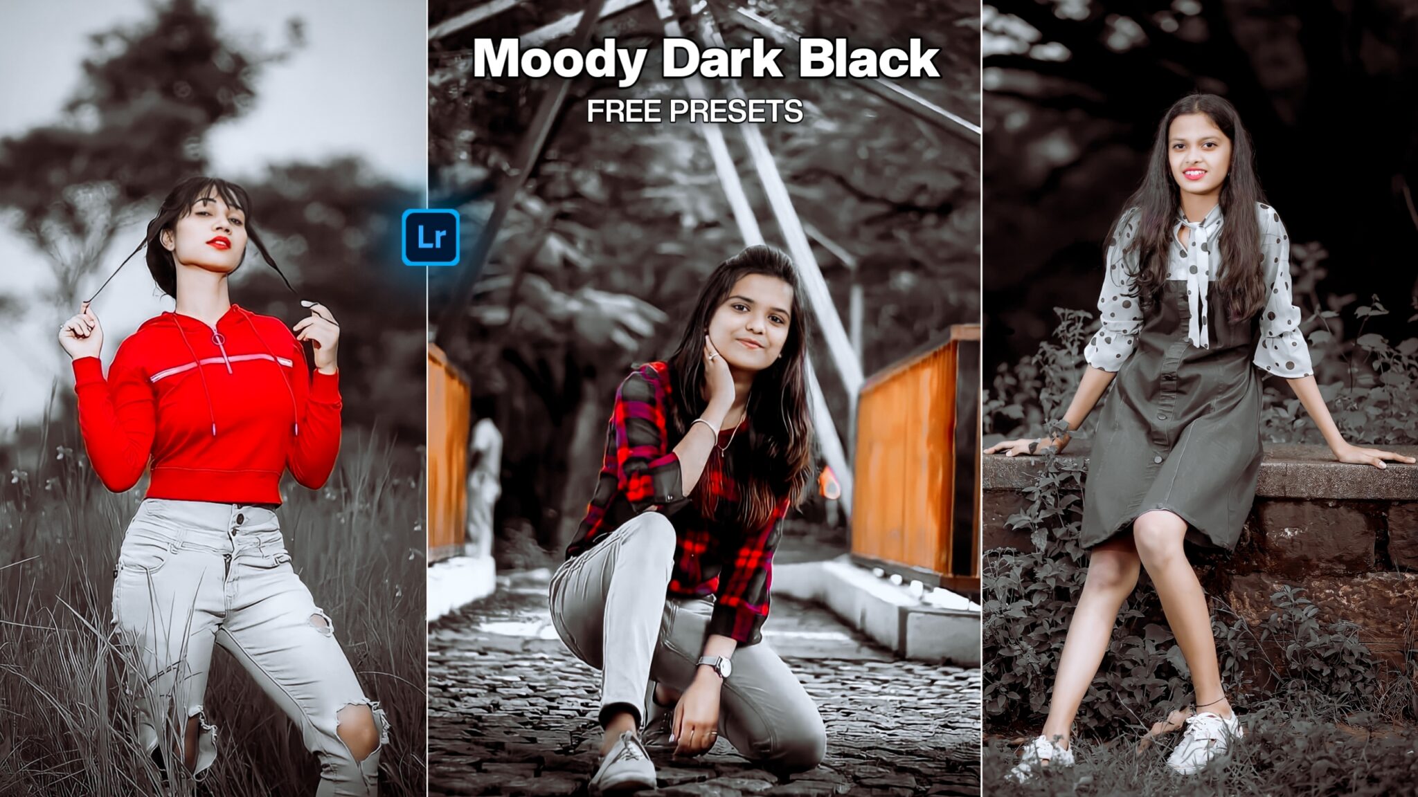 Moody Dark Black Lightroom Presets Download | BRD Editz