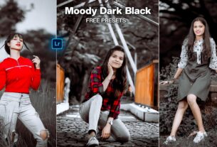 Moody dark black lightroom presets download BRD Editz