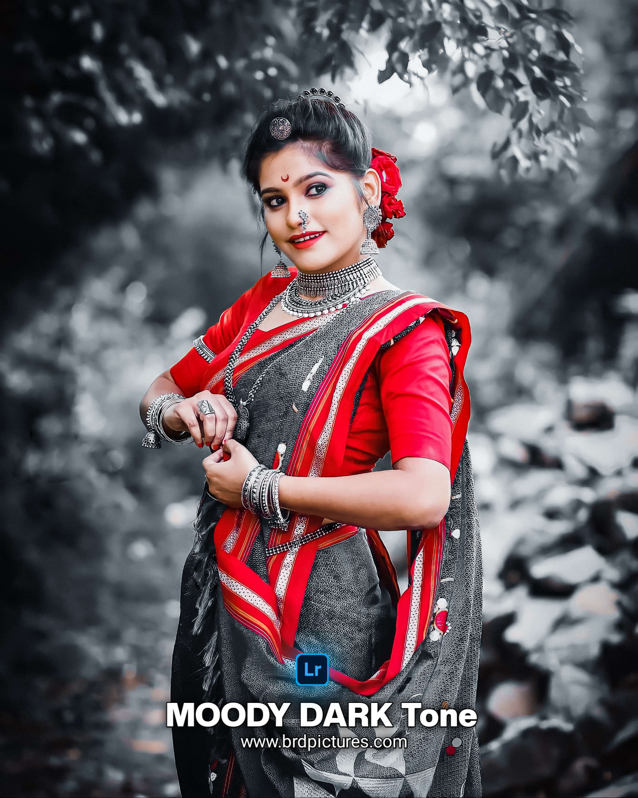 Moody dark tone lightroom mobile preset free download