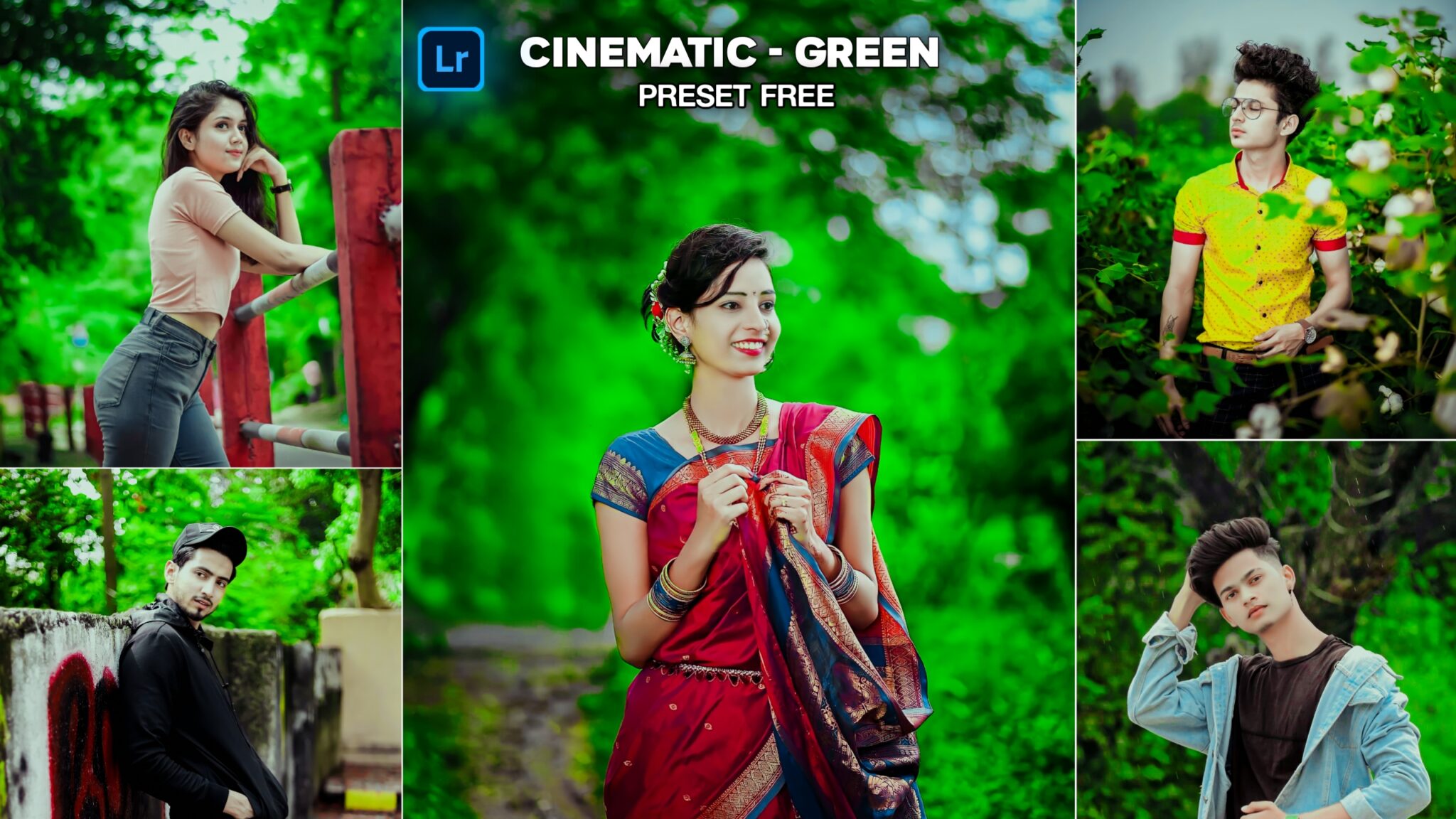 Cinematic green lightroom presets download