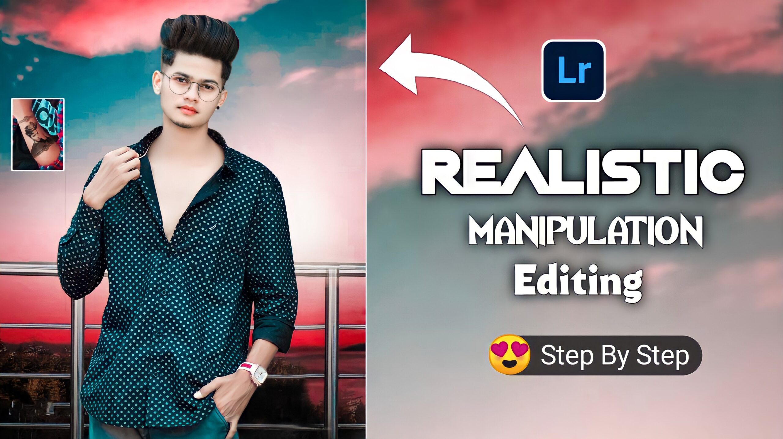 Realistic Manipulation Photo Editing Background