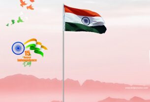 15 August Independence Day Flag Image