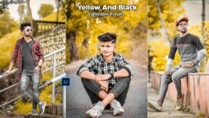 Yellow And Black Lightroom Presets