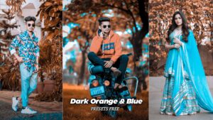 Dark orange and blue lightroom presets download