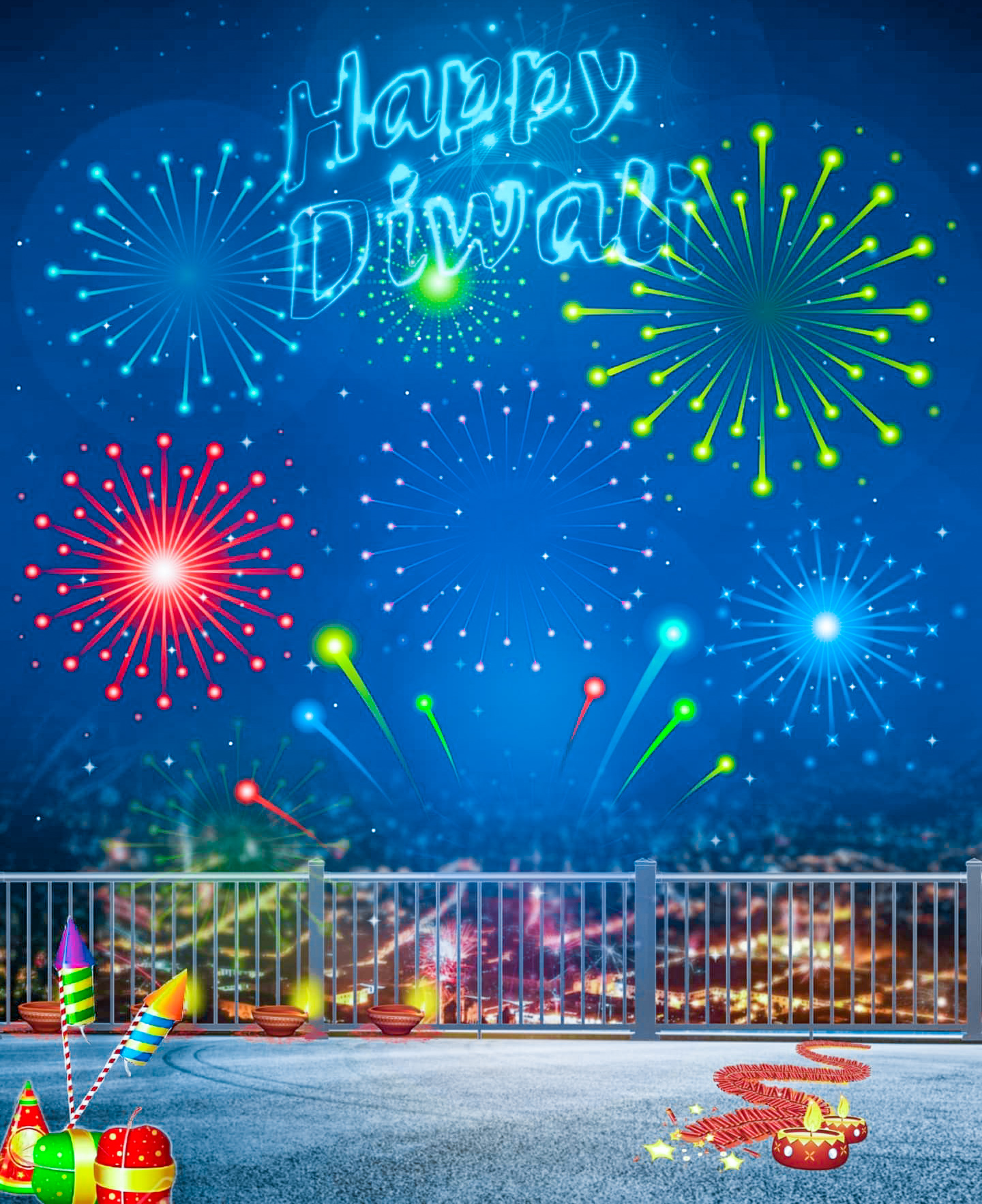 Happy Diwali Manipulation Editing Background Image For PicsArt 