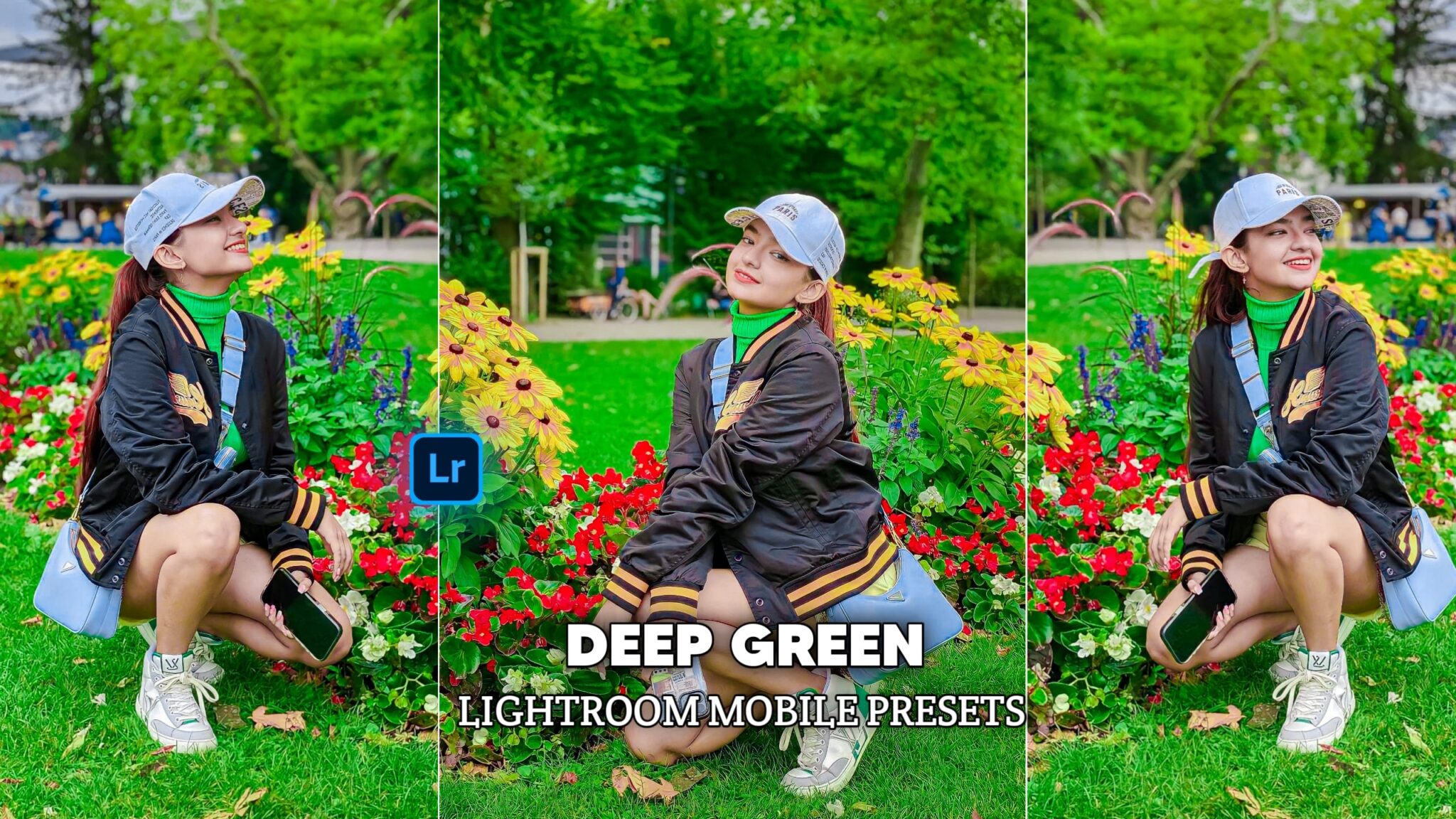 deep green color tone lightroom presets
