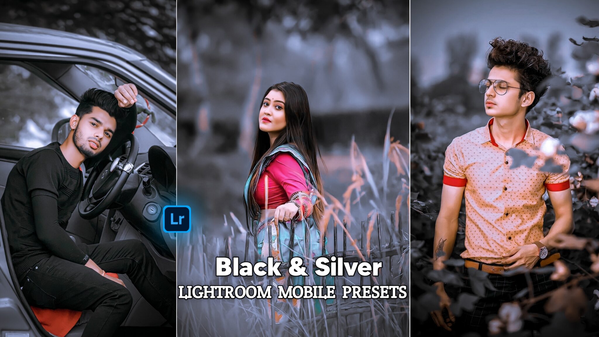 Black And Silver Lightroom Mobile Preset