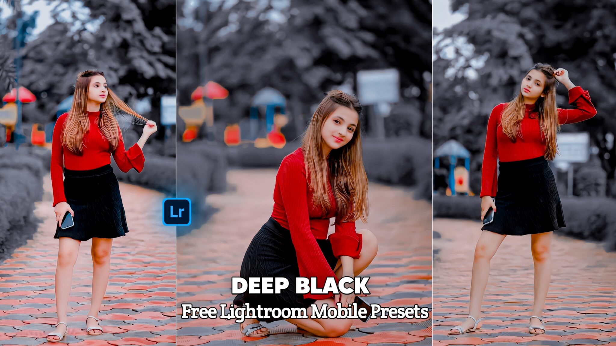 Deep Black Tone Lightroom Mobile Preset