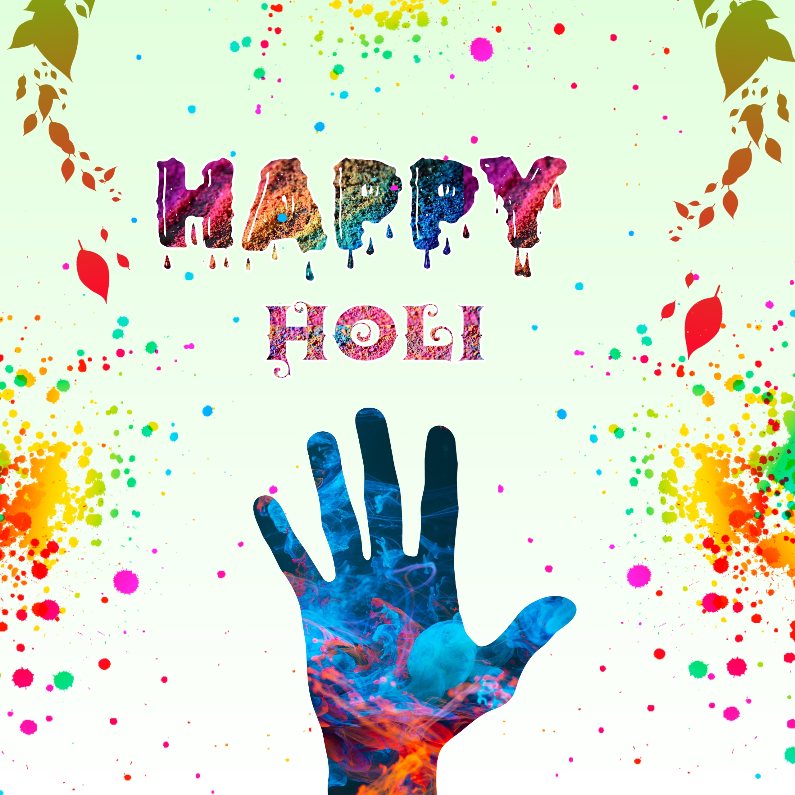 Amazing Holi Festival Image With Colours 