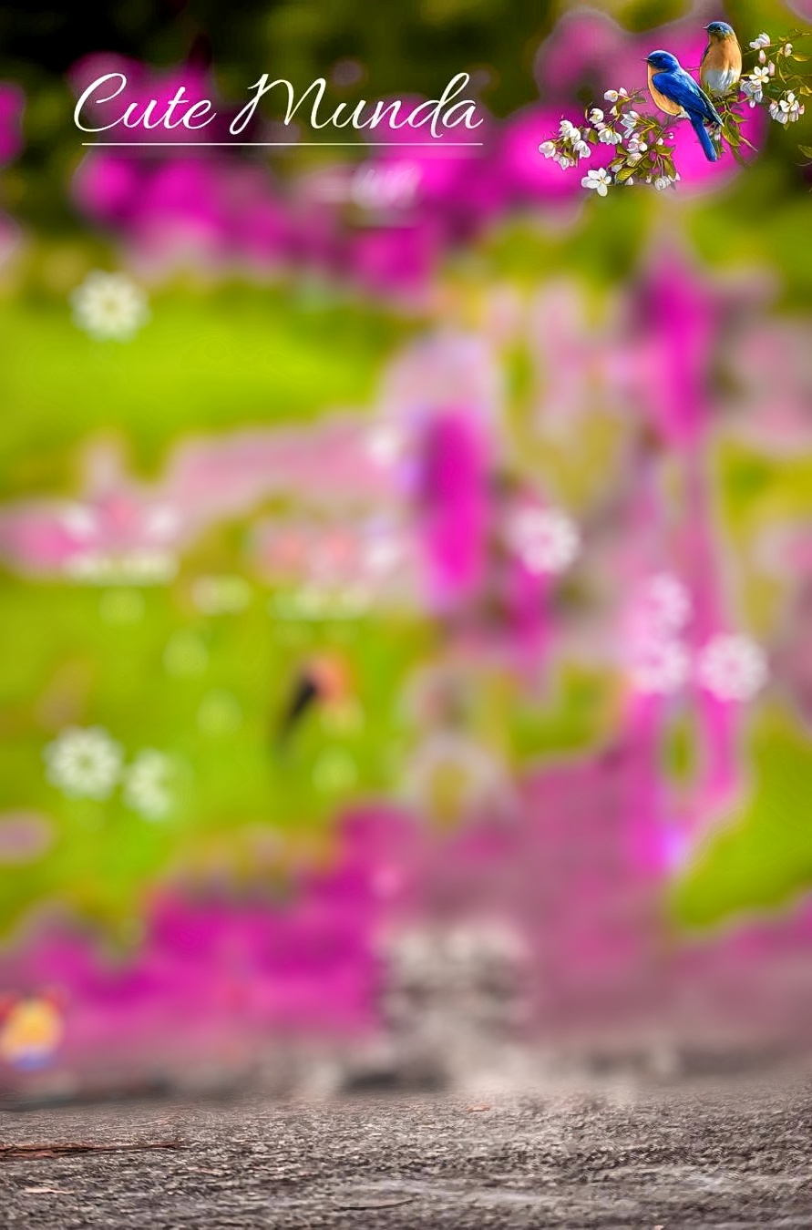 Green And Pink Tree Edit CB Background HD Image 