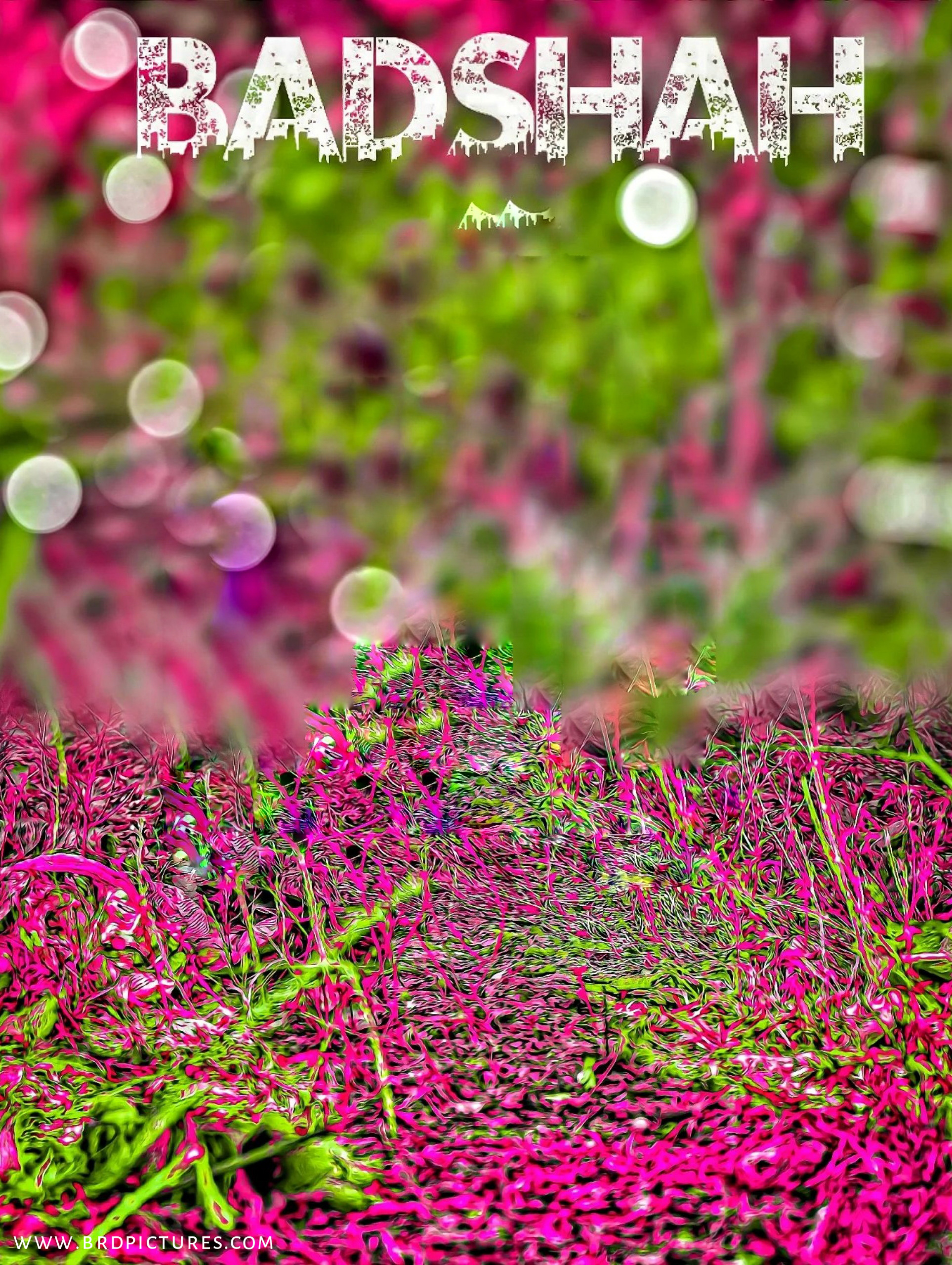 Pink Green Tree Editing Background HD