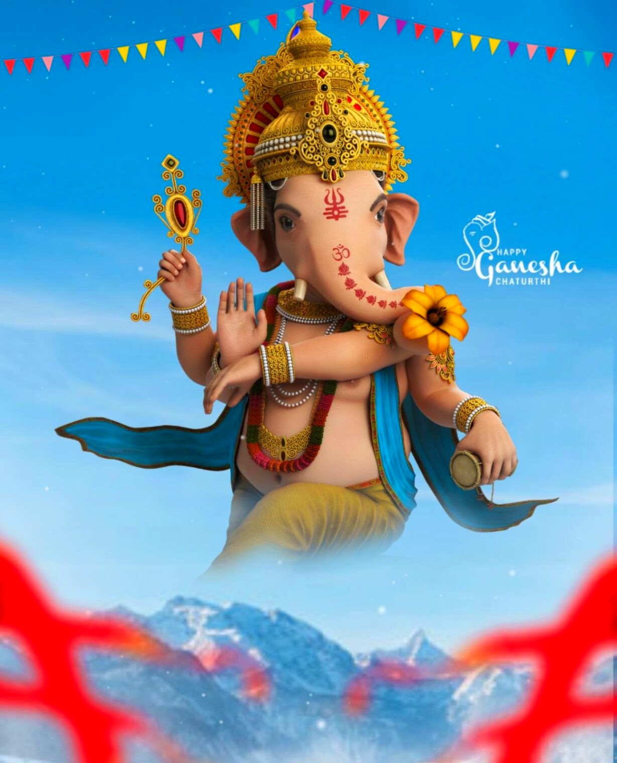 Free Download Ganesh Chaturthi Lord Ganesha Background 