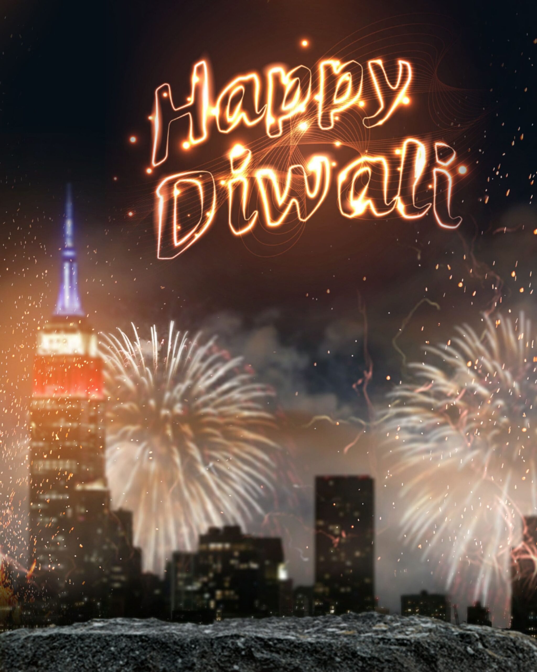Happy Diwali Background 