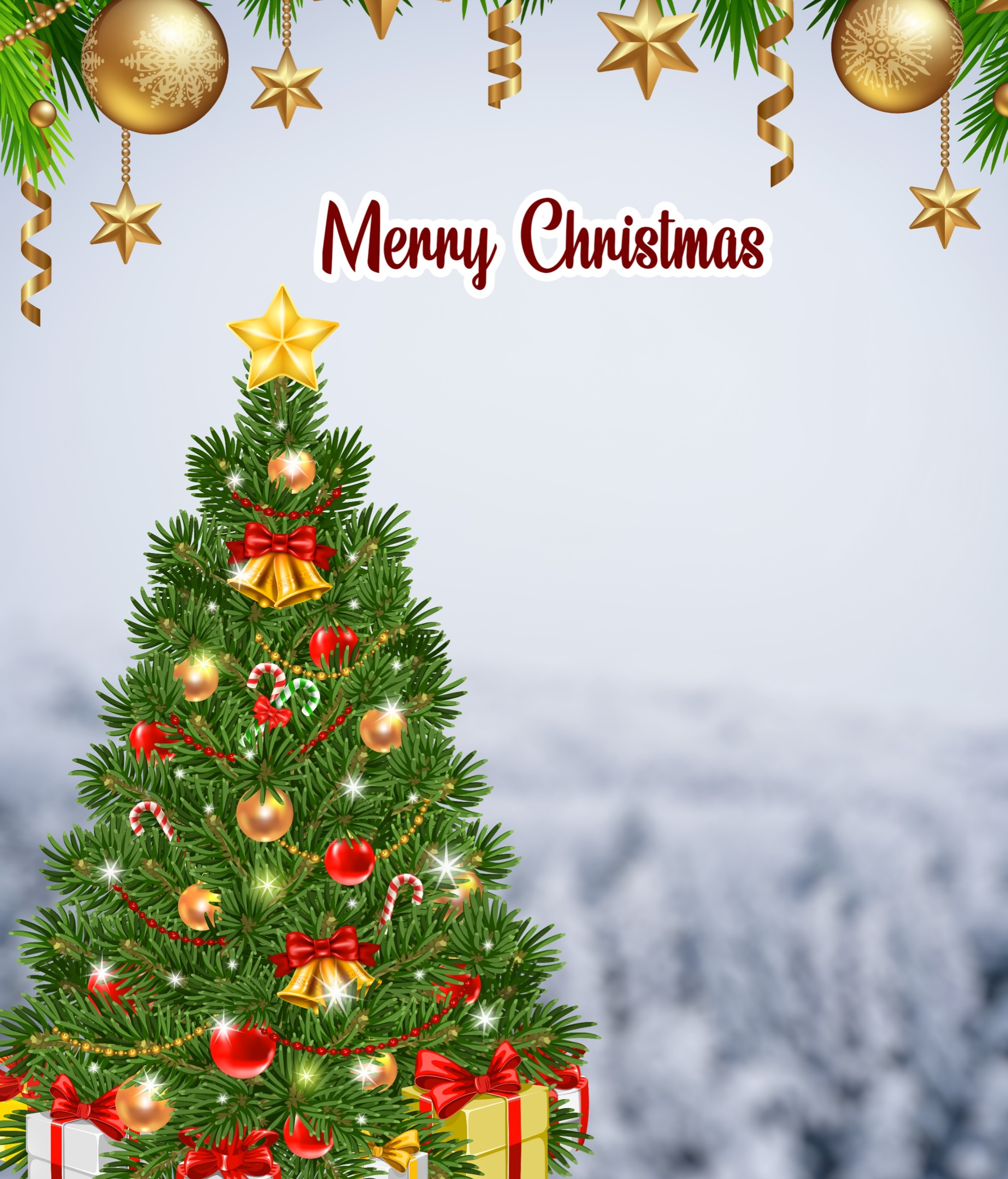 Christmas Tree Background Download 