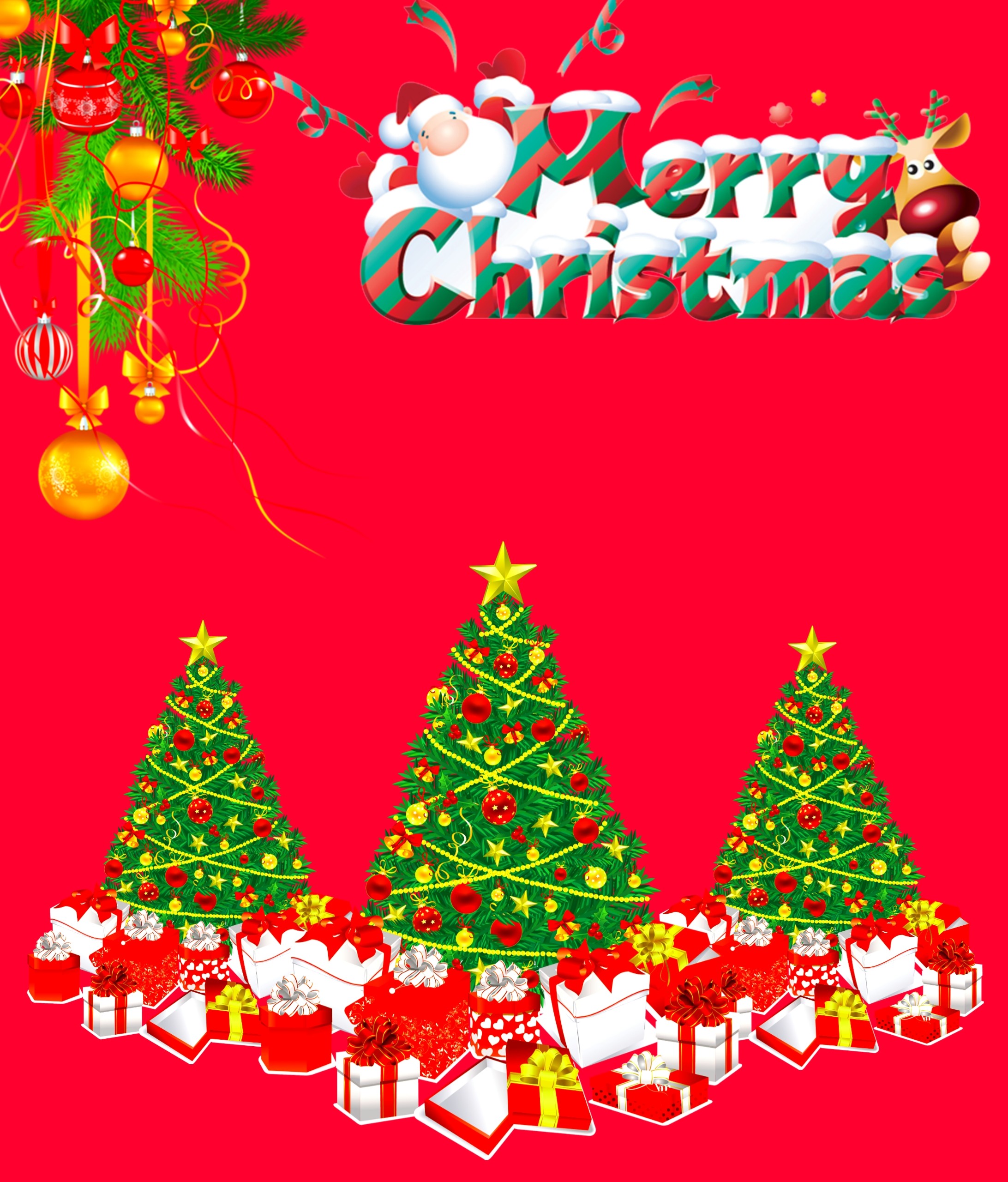 Preppy Christmas Background Image HD