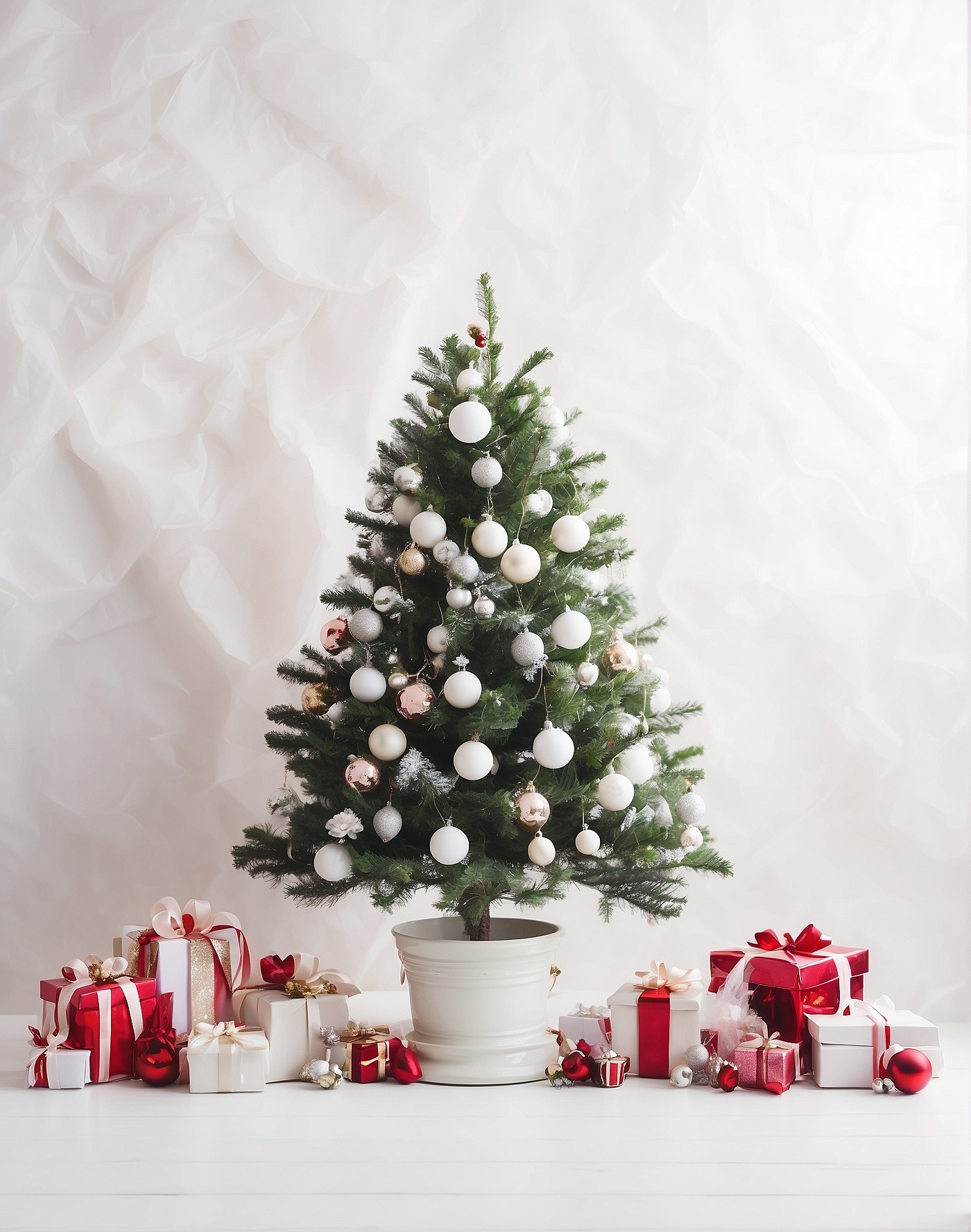 Preppy Christmas Tree Wallpaper Photo 