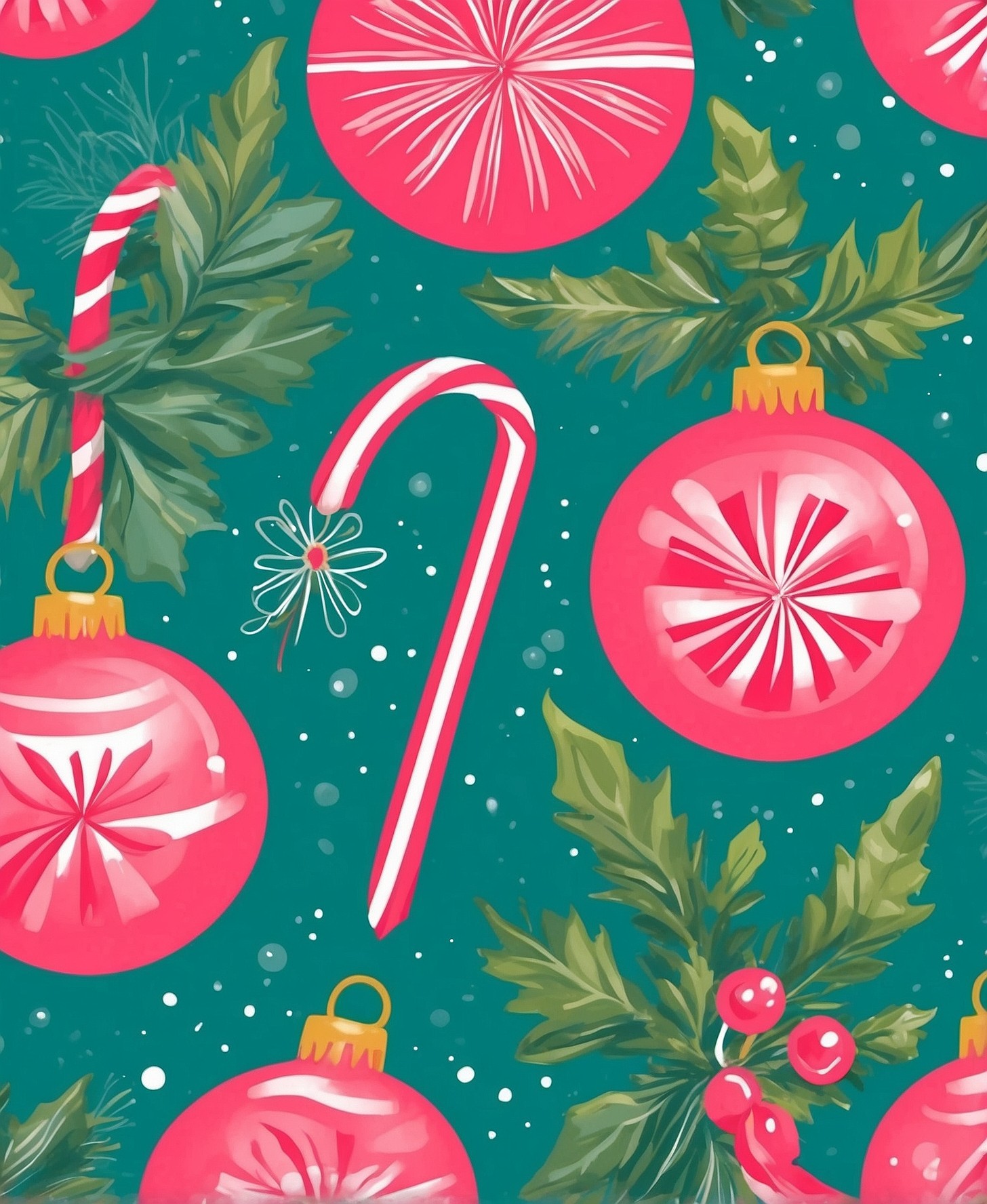 New Preppy Christmas Background Image HD