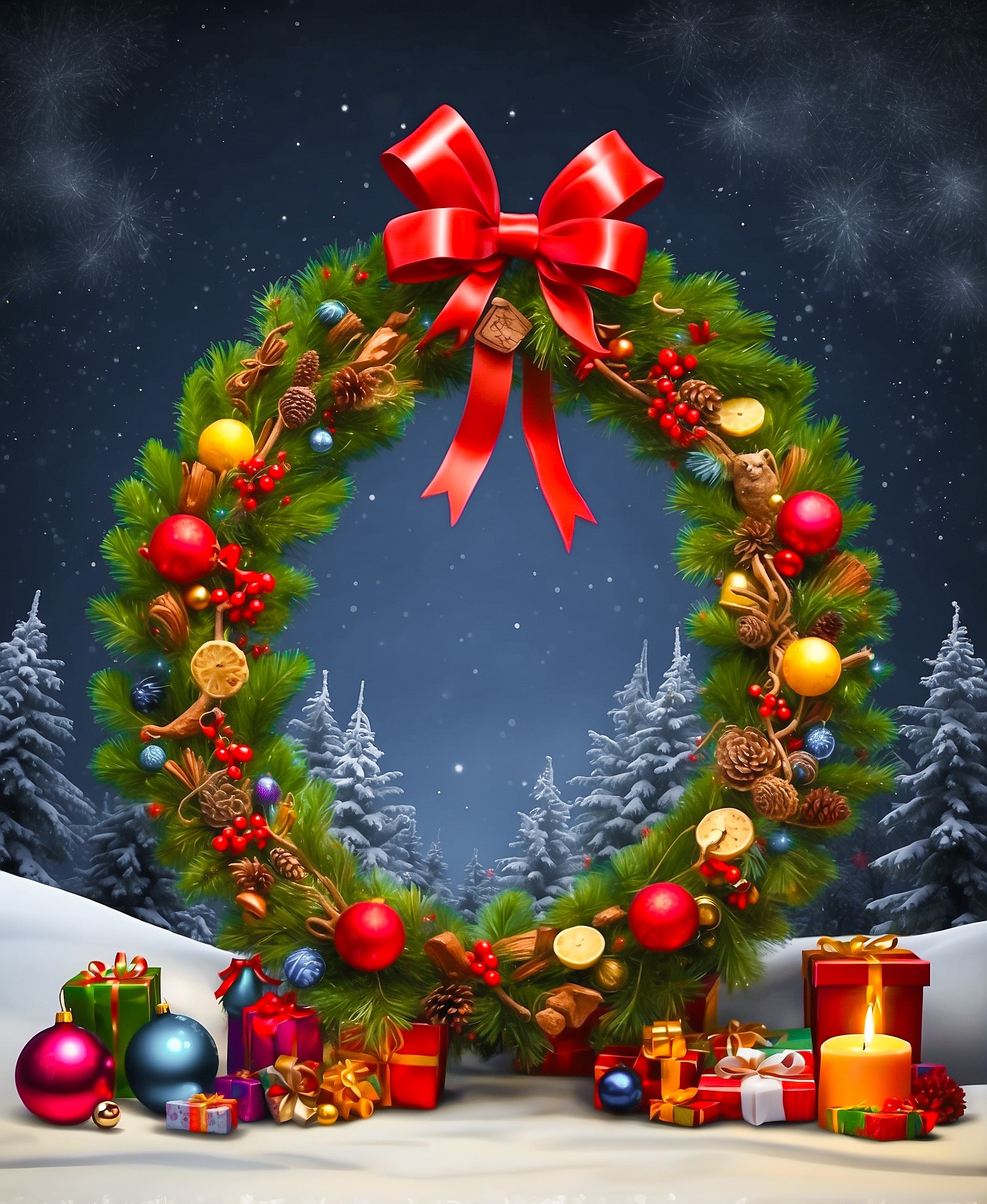 Full HD Zoom Christmas Background