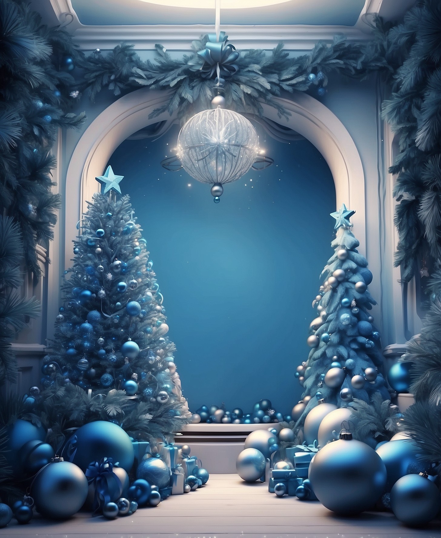Blue Christmas Zoom Christmas 