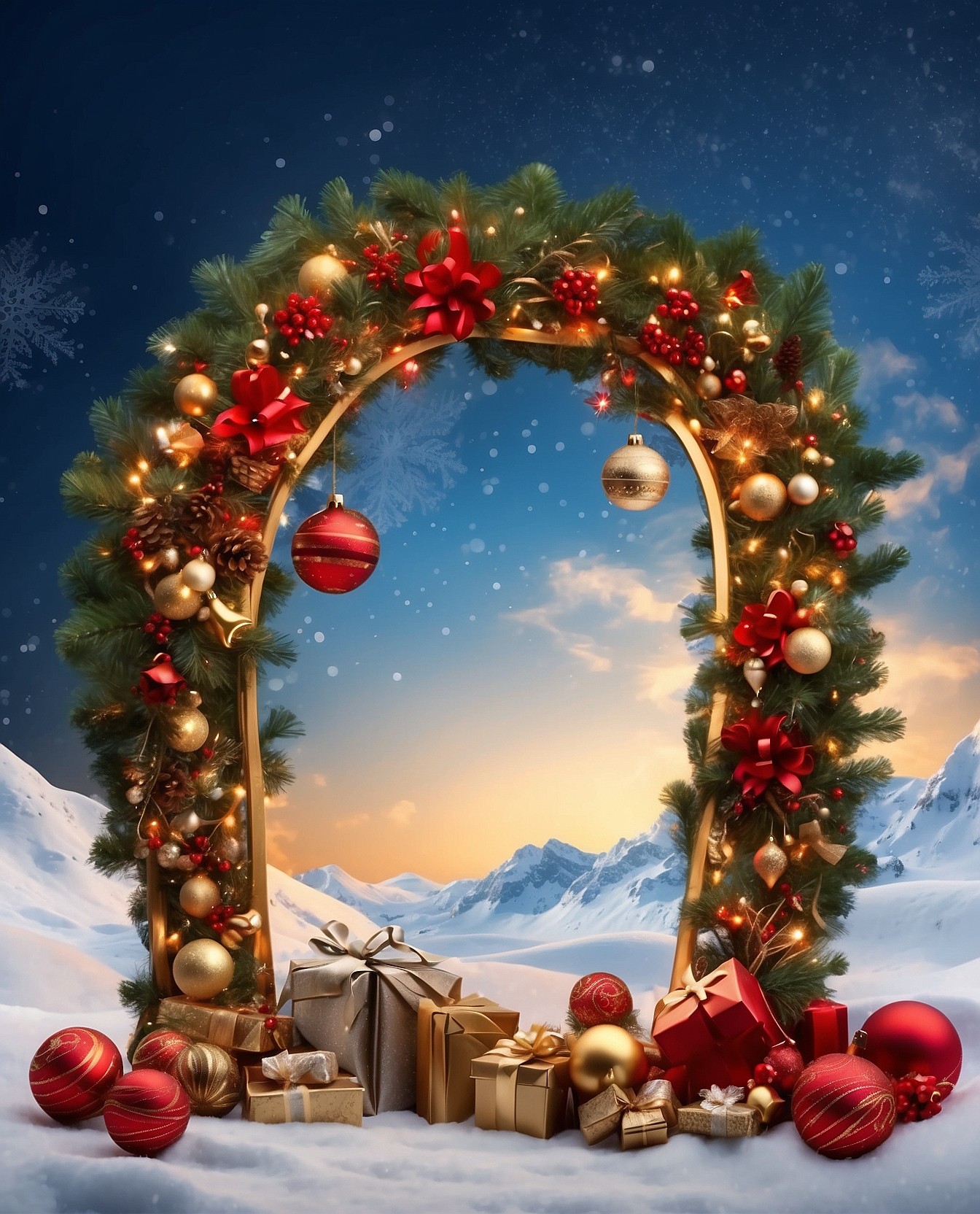 Zoom Christmas Background 2023