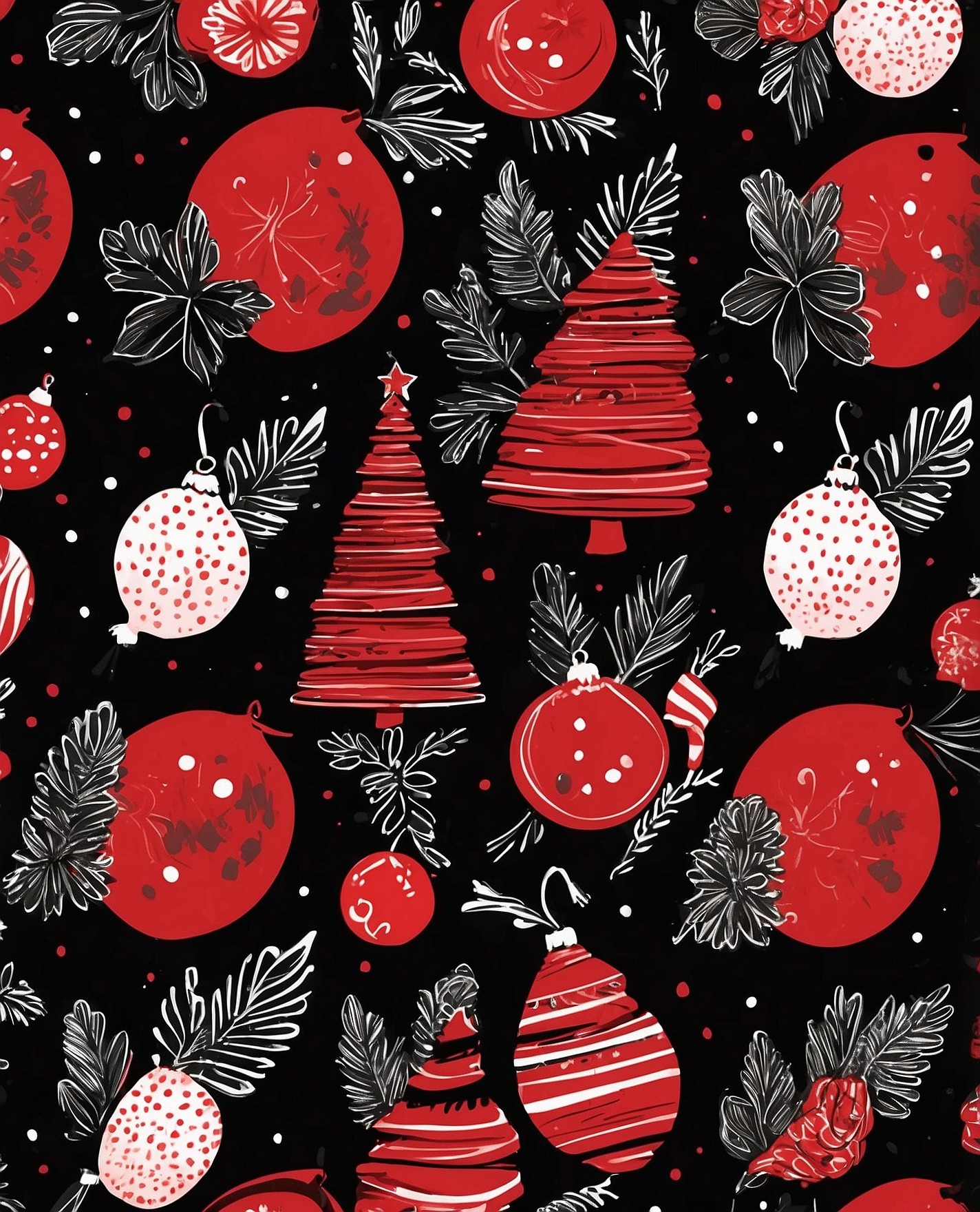 Beautiful Christmas Background Preppy Wallpaper 