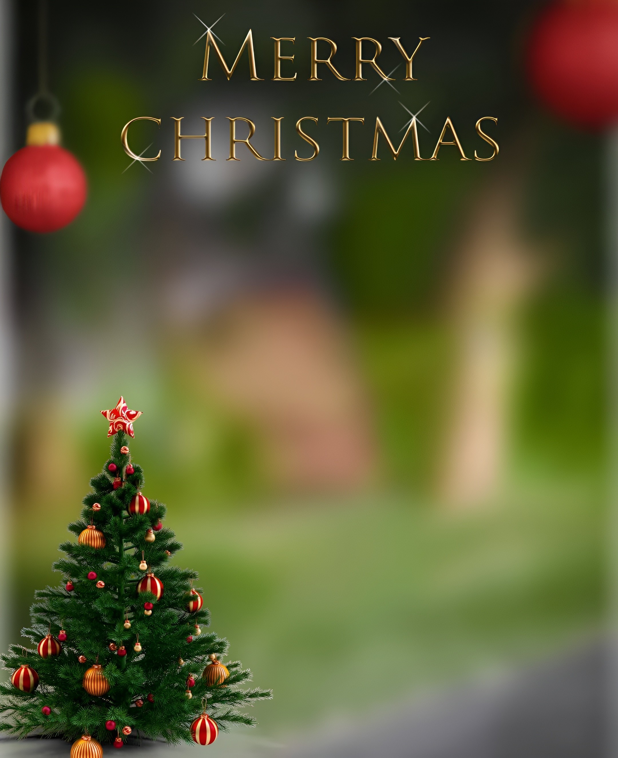 Christmas Tree Free Download Background 