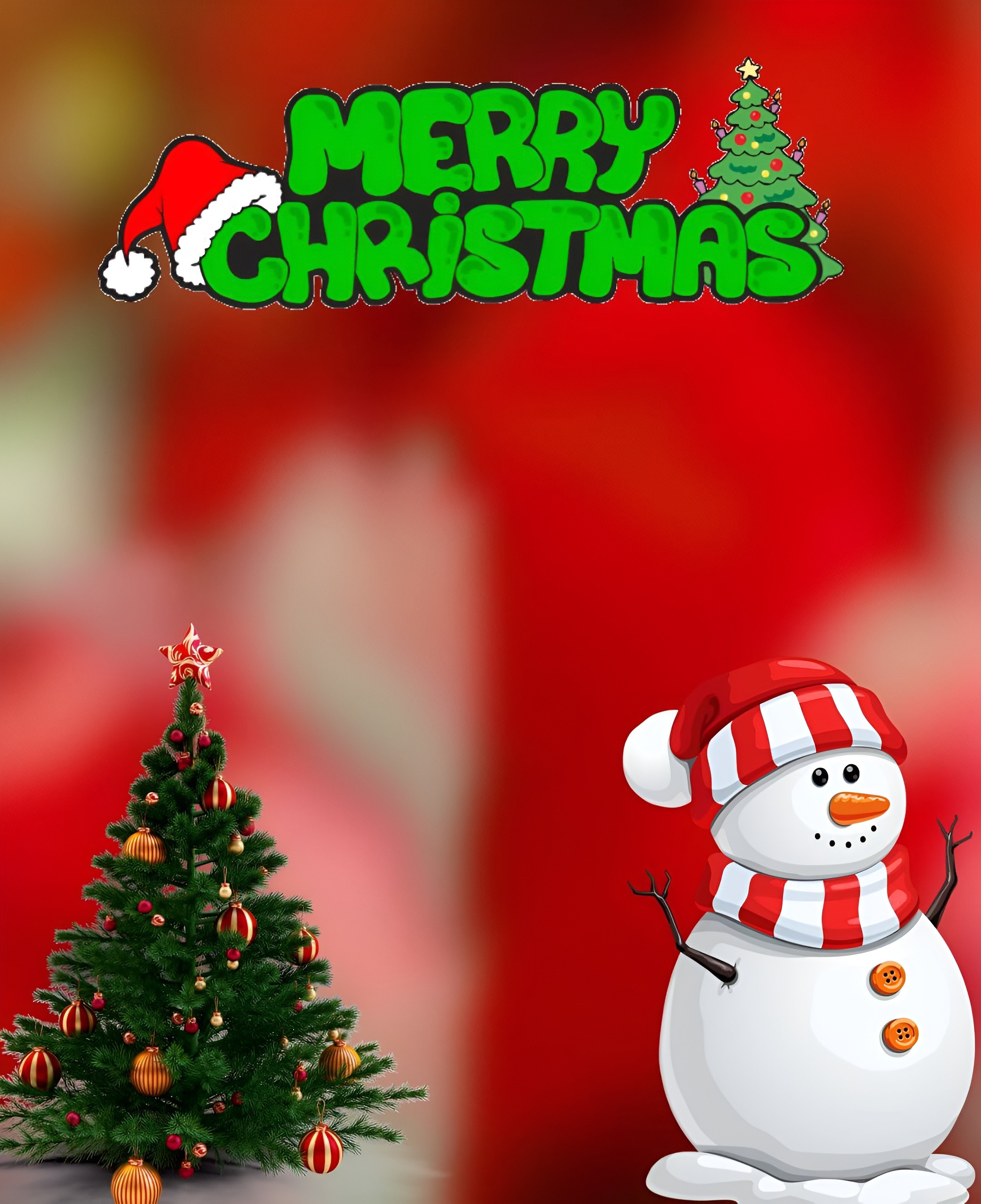 Free Red Christmas Background Image download 