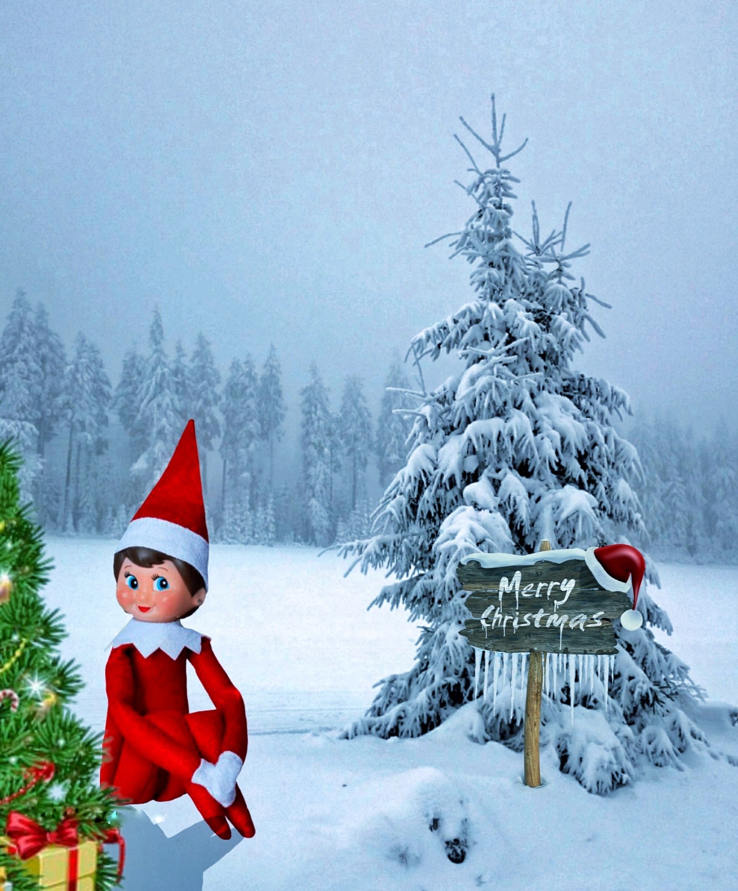 Merry Christmas Background Photo 