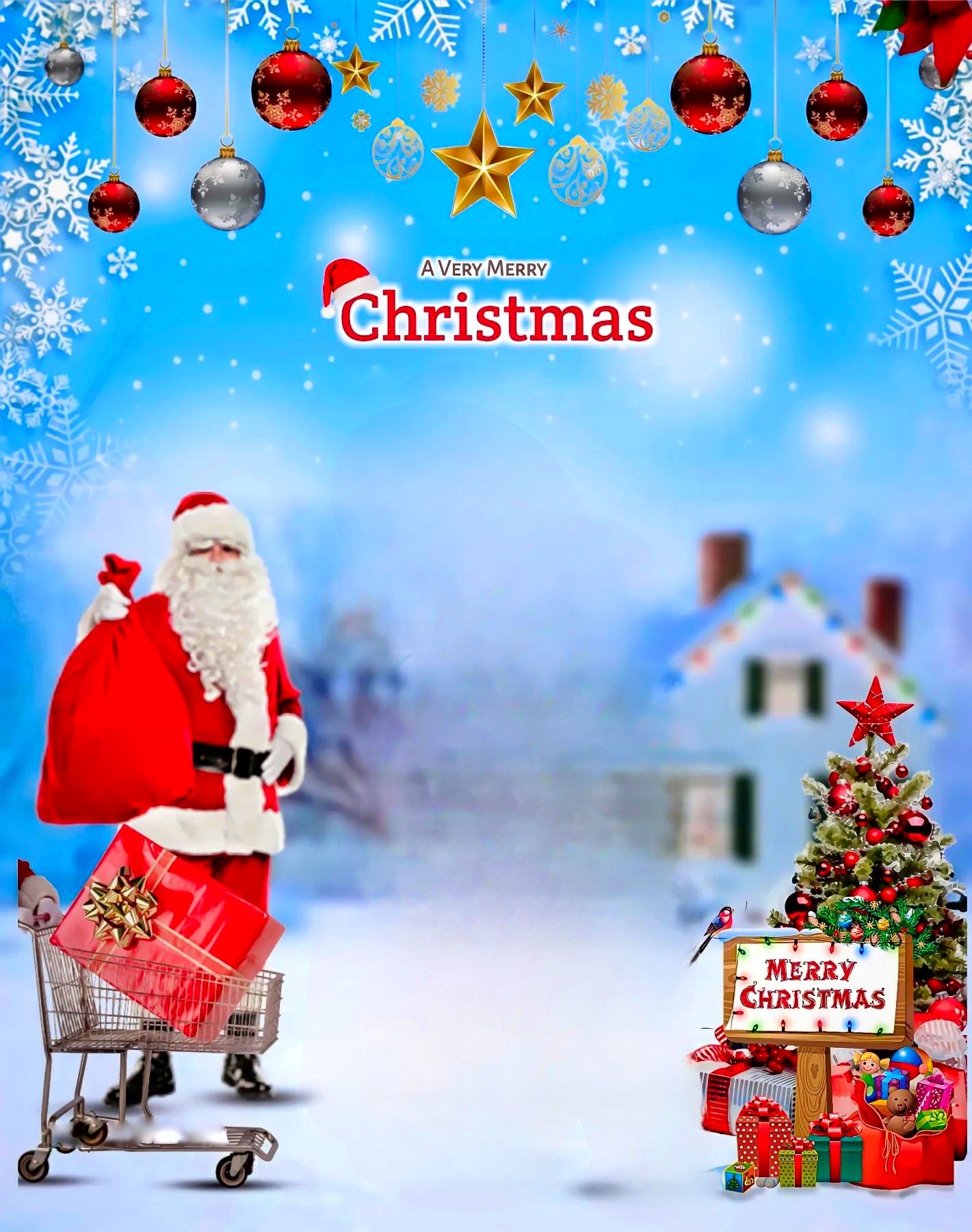 Merry Christmas Background HD 2023 Free