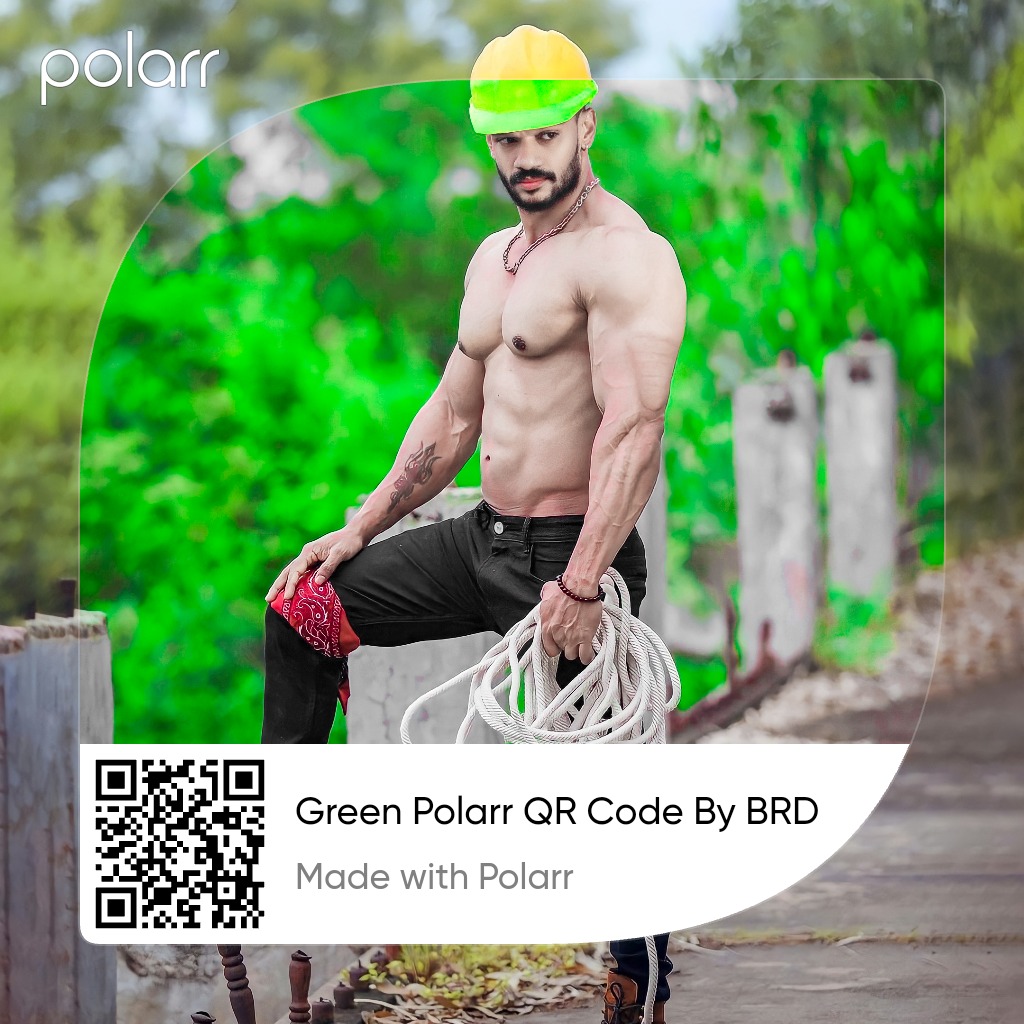 Green Polarr QR Code 